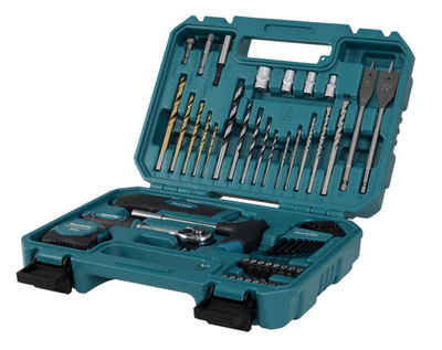 Makita Werkzeugset Werkzeug-Set, (Set, 60-St), Hochwertiger, robuster im Makita Design