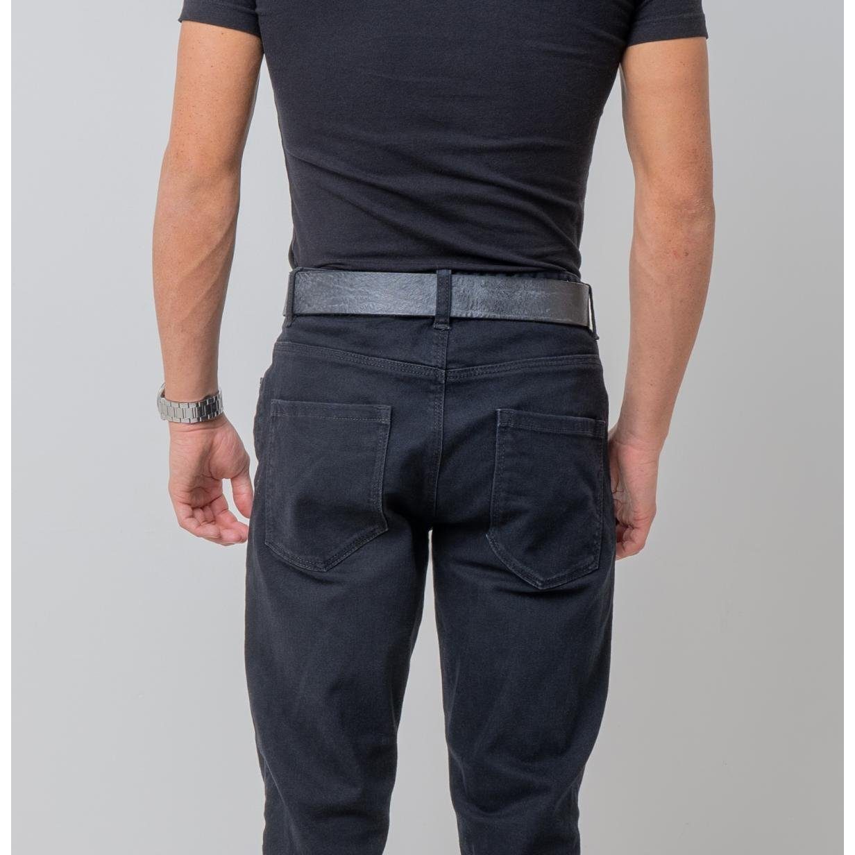 BELTINGER Ledergürtel Gürtel aus weichem Vollrindleder Used-Look 4 cm - Ledergürtel für Herr (1-St)
