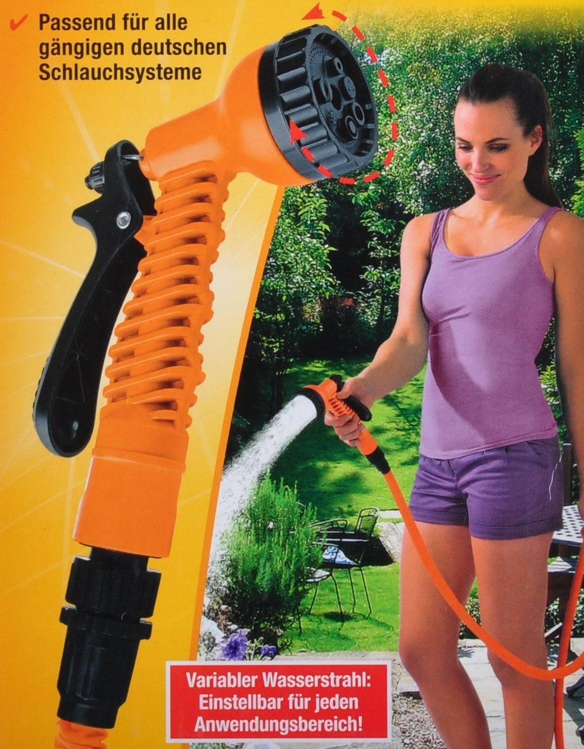 BURI Regner 2er Set MagicMAXX Multifunktions Brause Gartenbrause Spritzbrause Schl