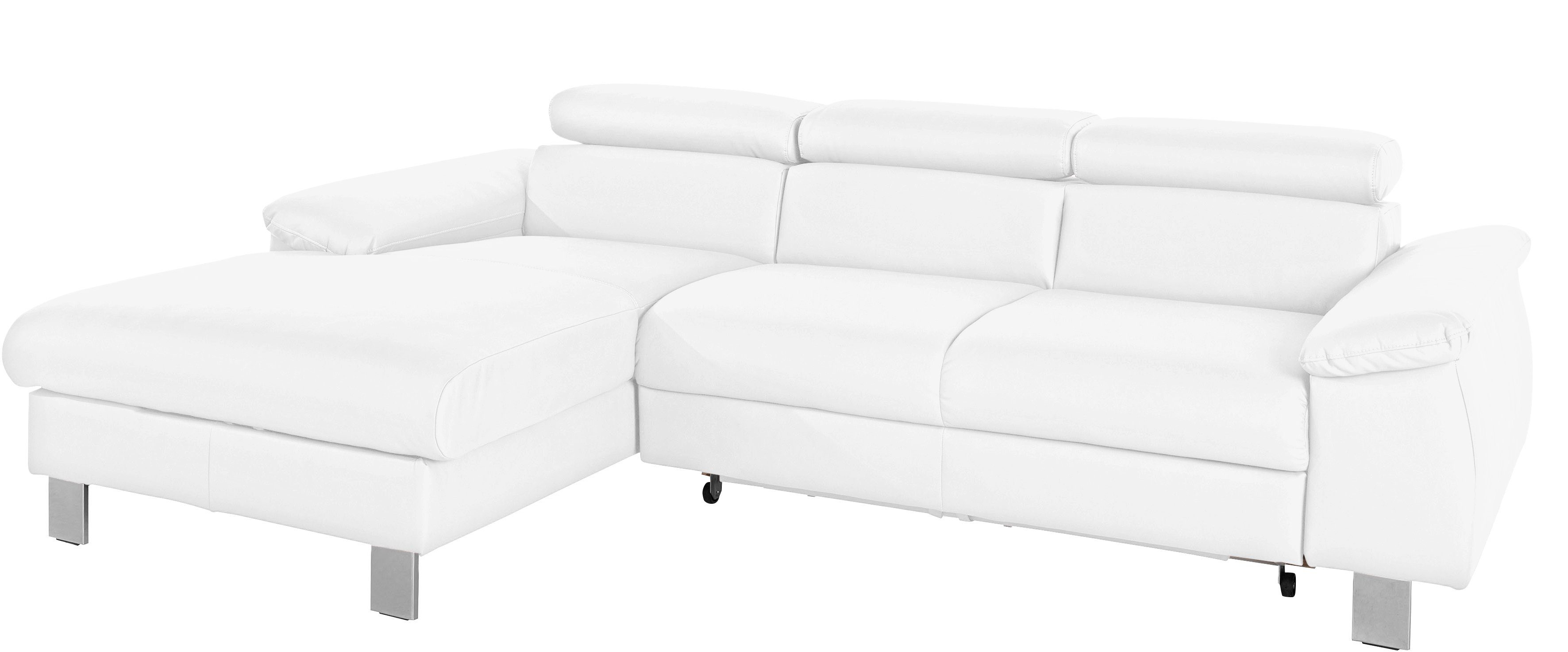 COTTA Ecksofa Komaris L-Form mit Kopfteilverstellung, günstig online kaufen