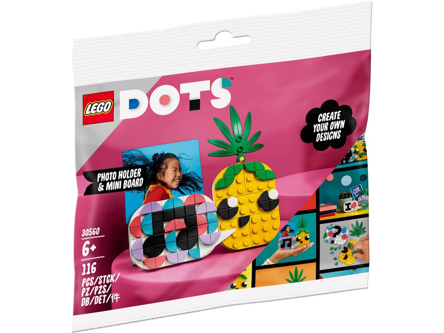 LEGO® LEGO® 30560 DOTS - Ananas Fotohalter & Mini-Tafel (Recruitment Bag) Konstruktions-Spielset