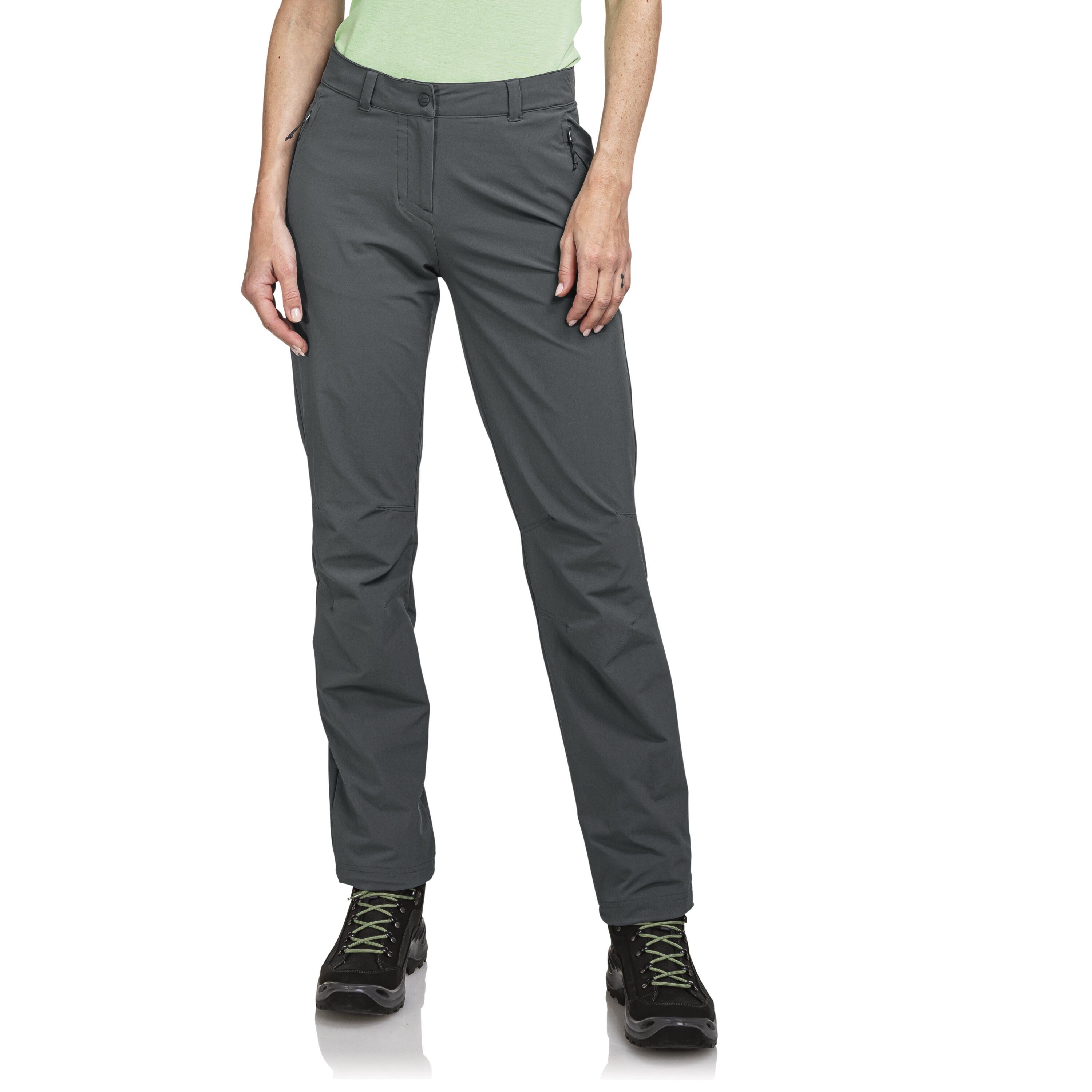 Schöffel Outdoorhose Pants Engadin1 mit Reißverschluss und 1-Knopf-Form, atmungsaktiv, normal-weit