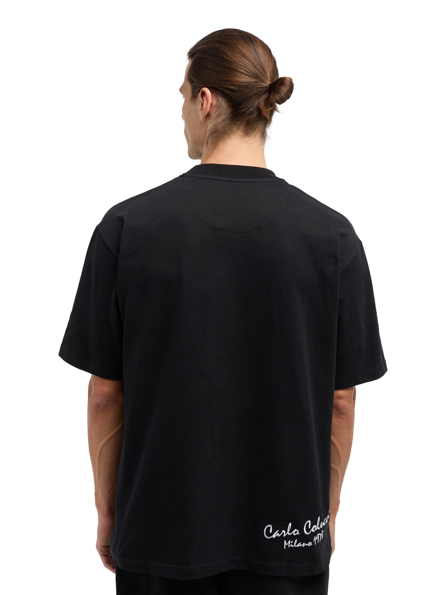 Schwarz T-Shirt / CARLO Weiß COLUCCI Tommaso De