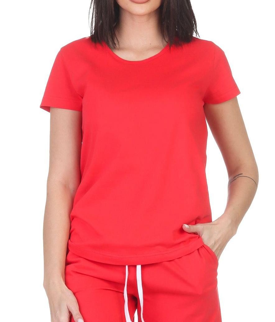 Normann Relaxanzug Damen kurzarm Schlafanzug Oberteil Pyjama Top Mix & Match