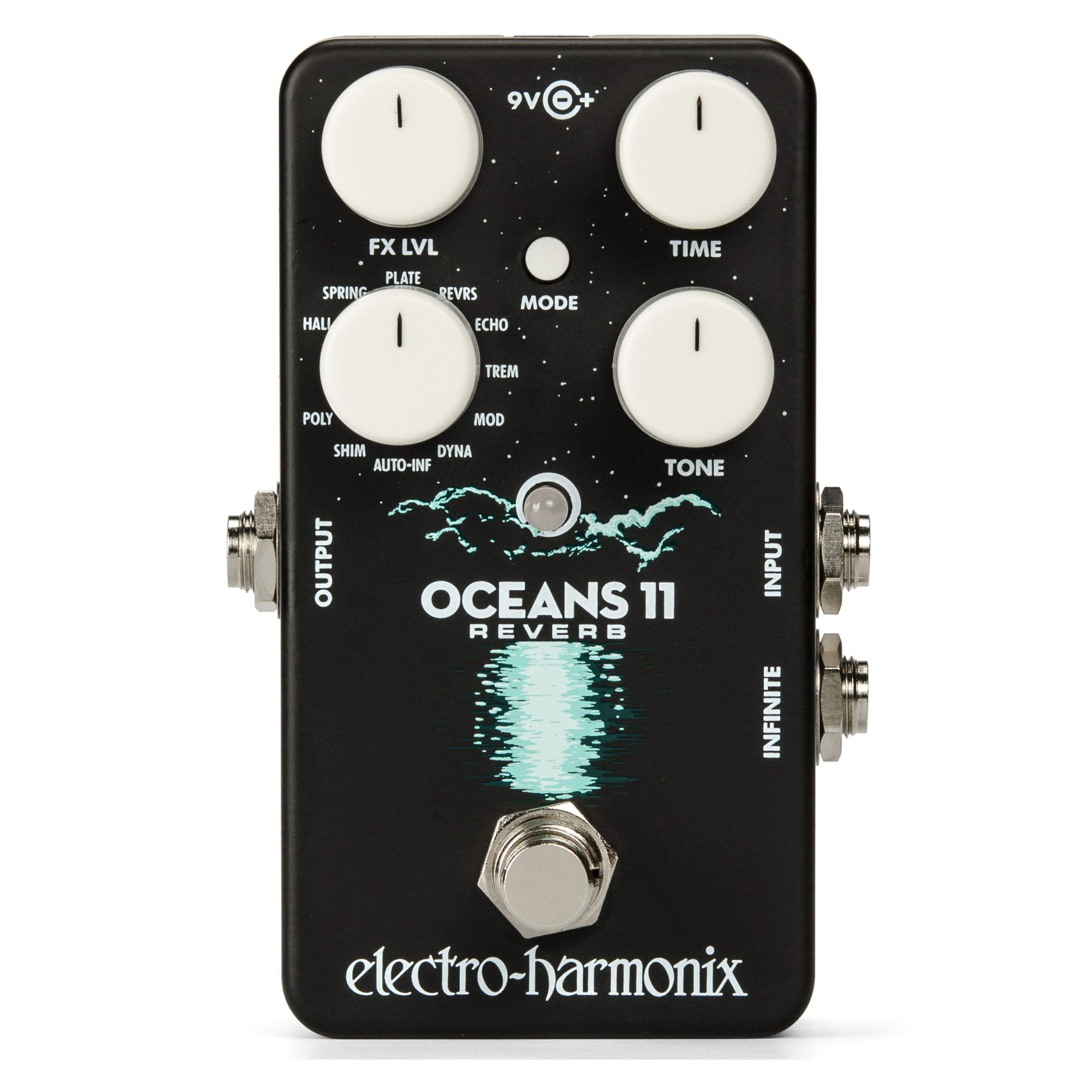 Electro Harmonix Musikinstrumentenpedal, (Effekte, Delays/Echos/Reverb), Oceans 11 - Effektgerät für Gitarren