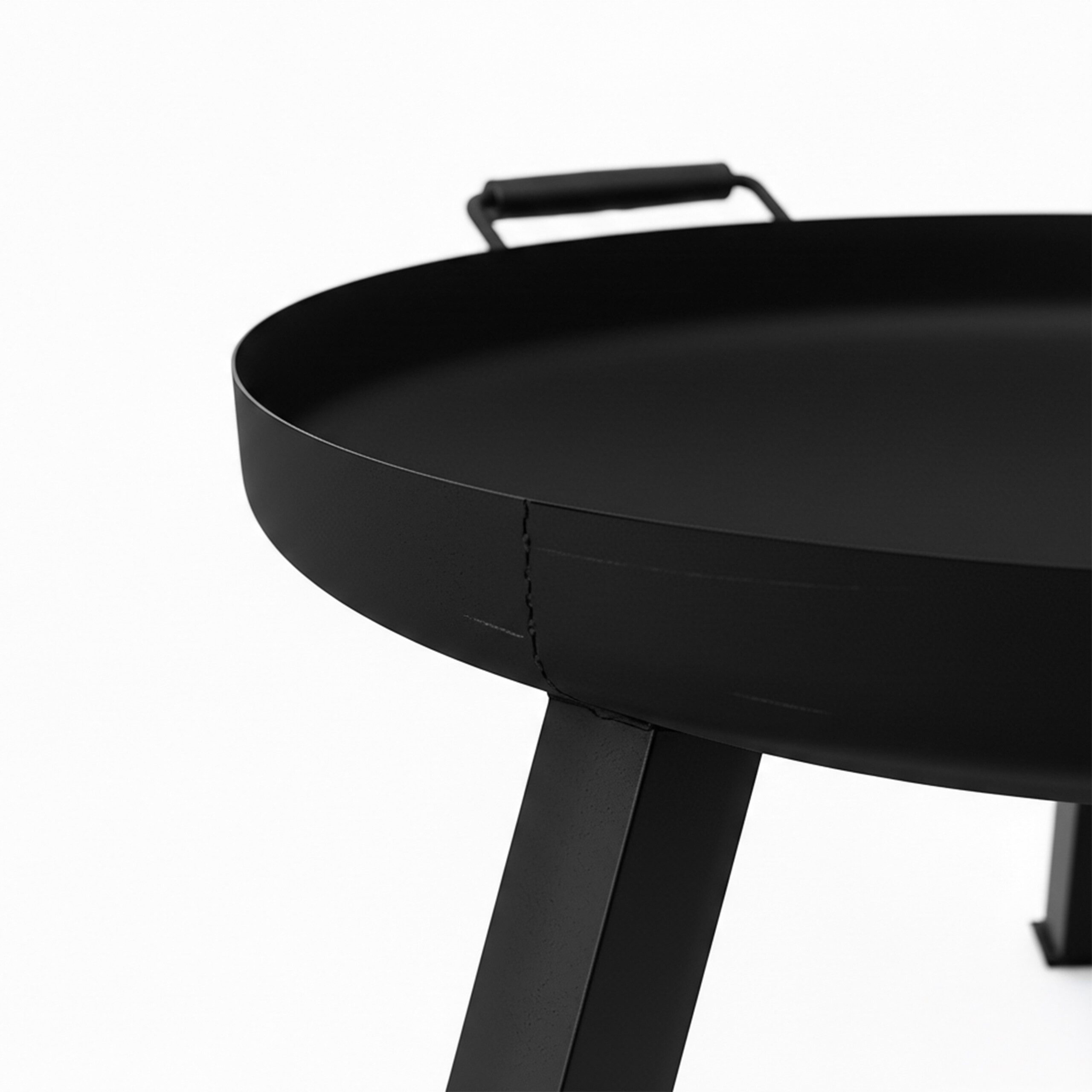 relaxdays Feuerschale mit Schürhake