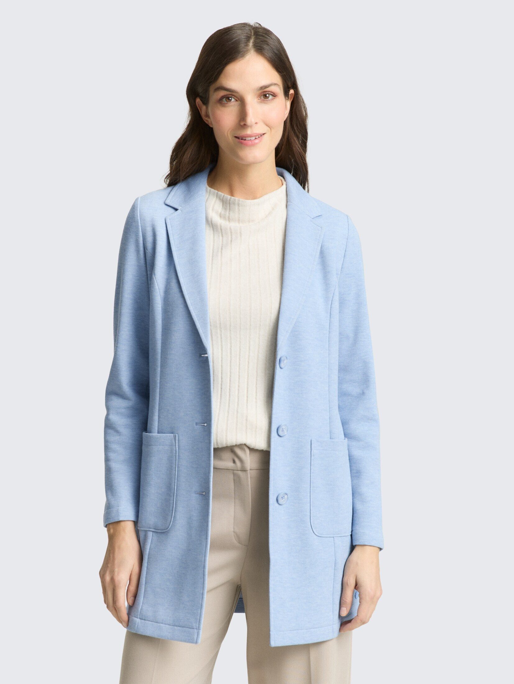 TOM TAILOR Kurzmantel Jacken Slim Fit Mantel mit aufgesetzten Taschen günstig online kaufen