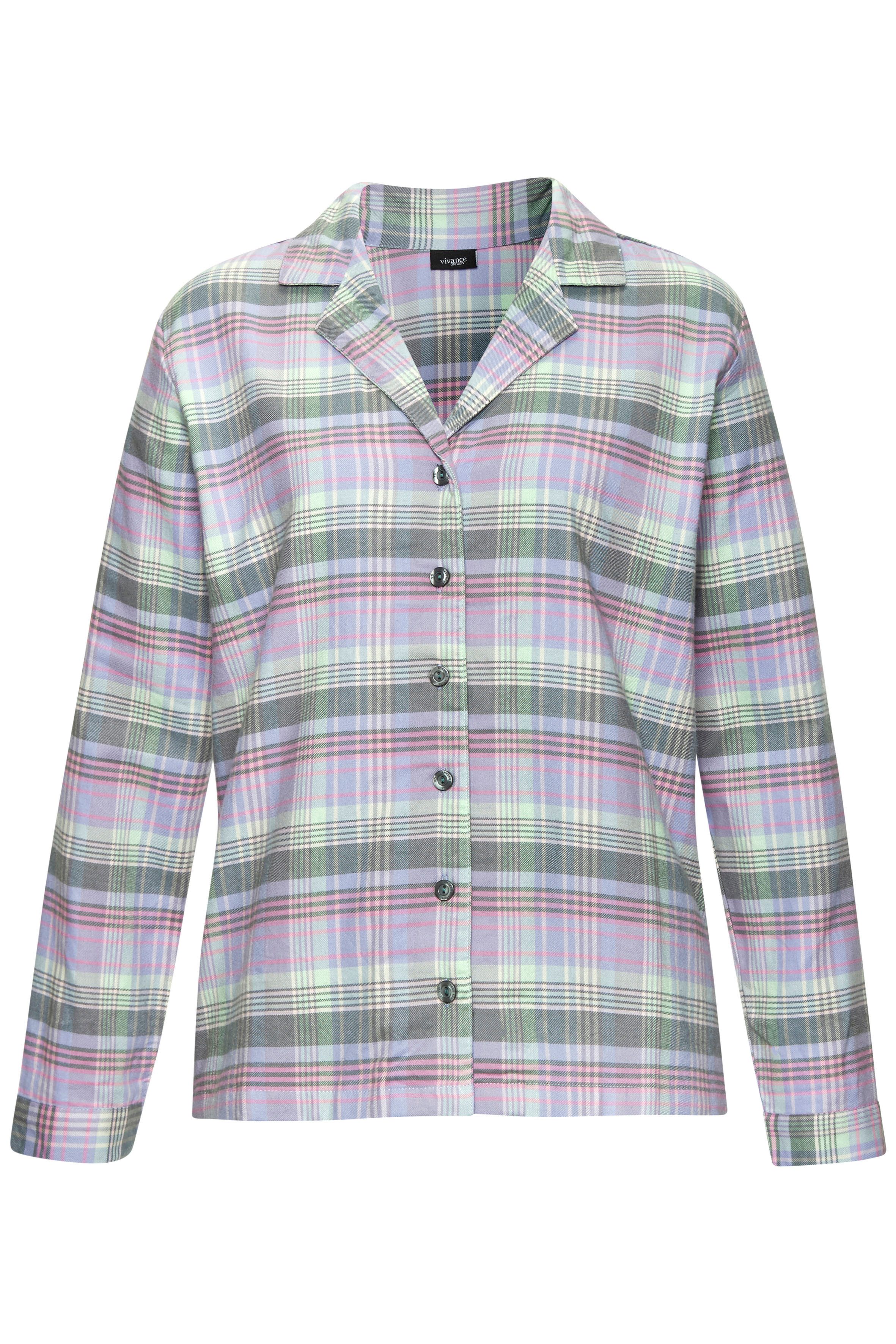 Vivance Dreams Pyjama (2 tlg., 2-teilig) aus kuschelig weichem Flanell