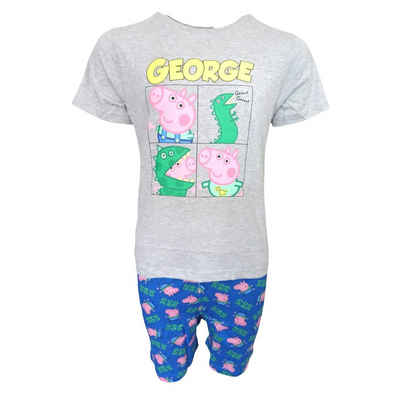 Peppa Pig Schlafanzug George (2 tlg) Kinder Pyjama kurz -Shortama Gr. 104-134 cm