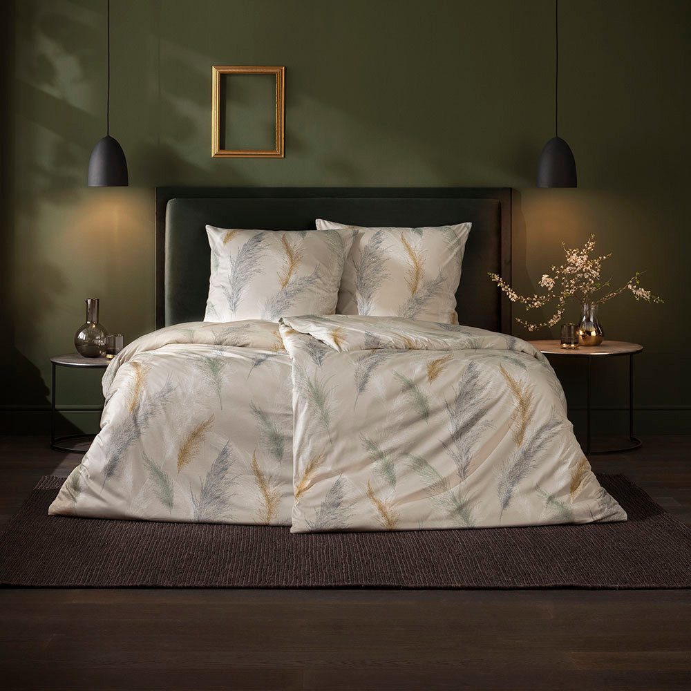 Estella Bettwäsche Lisette, Mako-Interlock-Jersey, 2 teilig, Gefertigt aus hochwertigem Mako-Interlock-Jersey aus 100% Baumwolle.