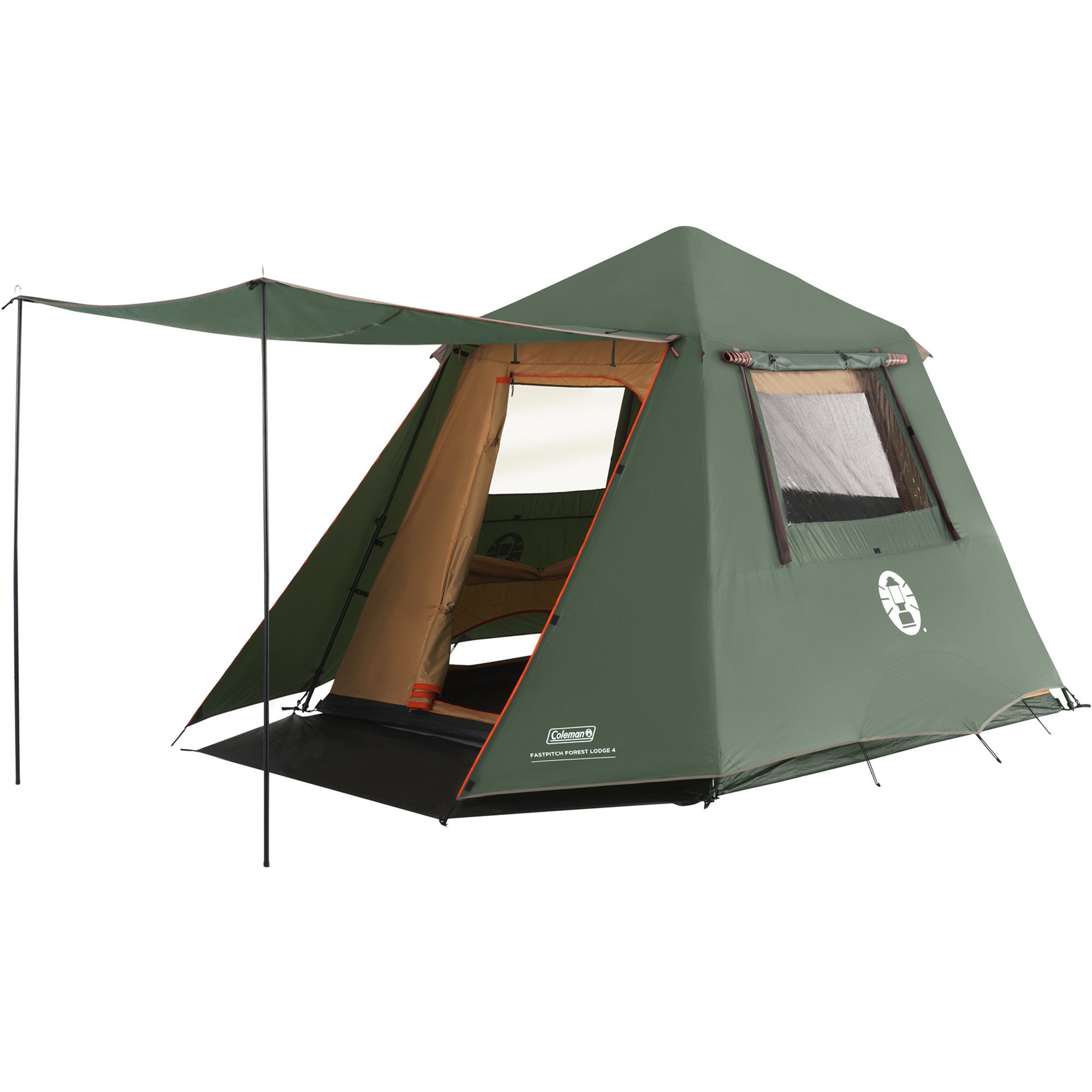 COLEMAN Kuppelzelt Coleman Kabinenzelt FastPitch Forest Lodge 4, Personen: 4