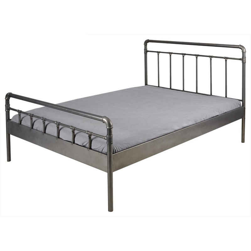 HTI-Living Bett Doppelbett Metallgestell im Steampunk Style (1 Bettgestell ohne Lattenrost und Matratze), Jugendbett Liegefläche 140 x 200