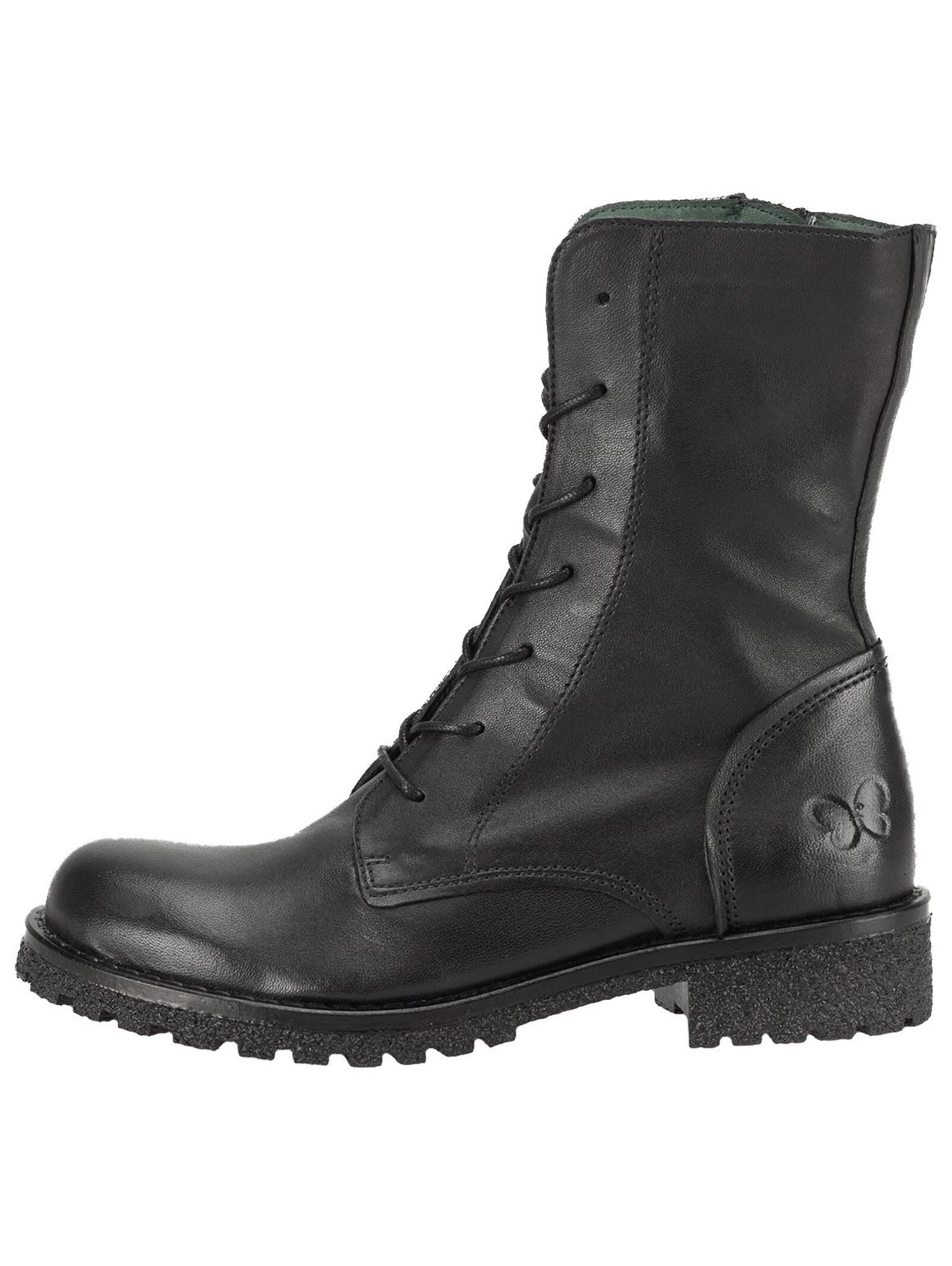 Felmini Stiefelette Leder . Schnürstiefelette