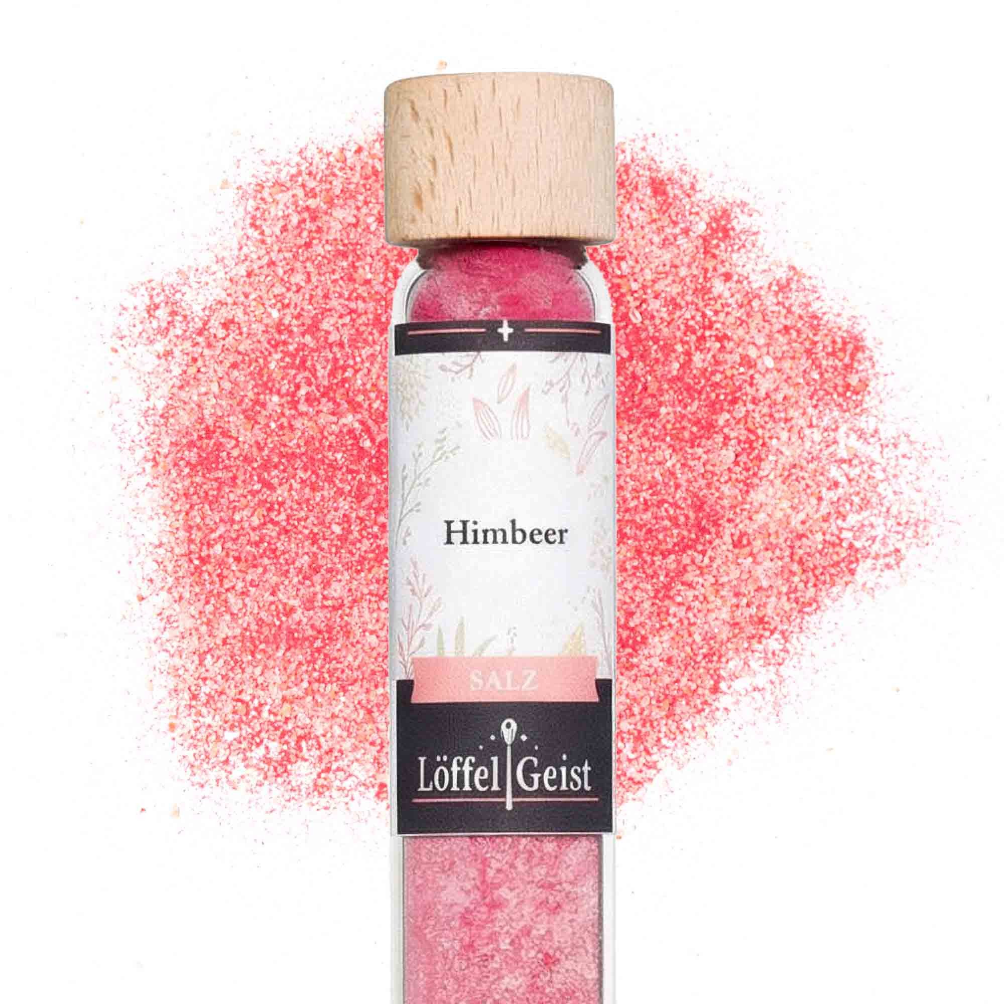 Löffelgeist Gewürz Himbeer Salz(66g im praktischen Dosierglas)