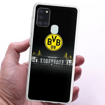 DeinDesign Handyhülle BVB Stadion Borussia Dortmund BVB Stadion, Samsung Galaxy A21s Silikon Hülle Bumper Case Handy Schutzhülle