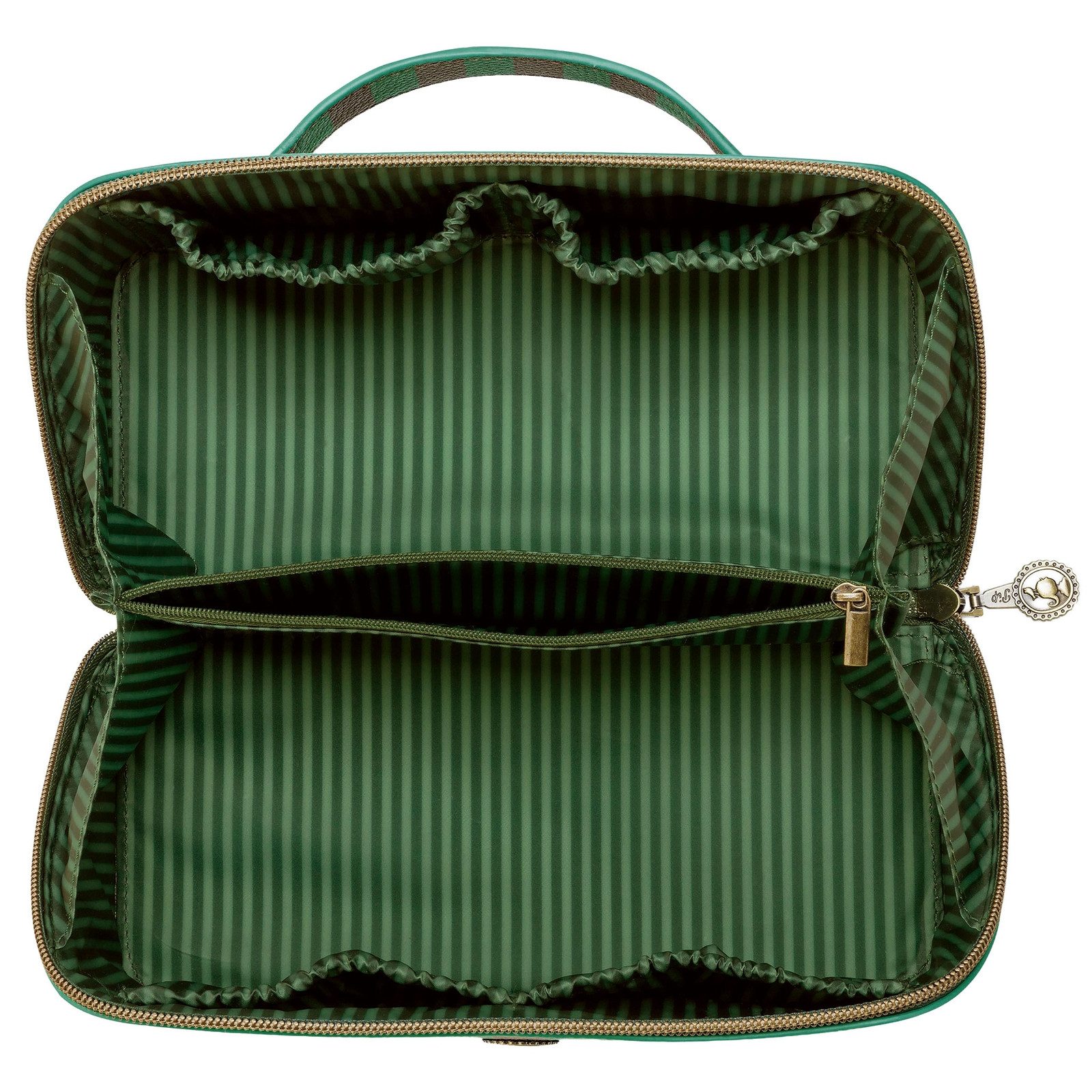 PiP Studio Kosmetiktasche Cyrille Cosmetic Bag Medium, mit Metallpatch auf der Vorderseite