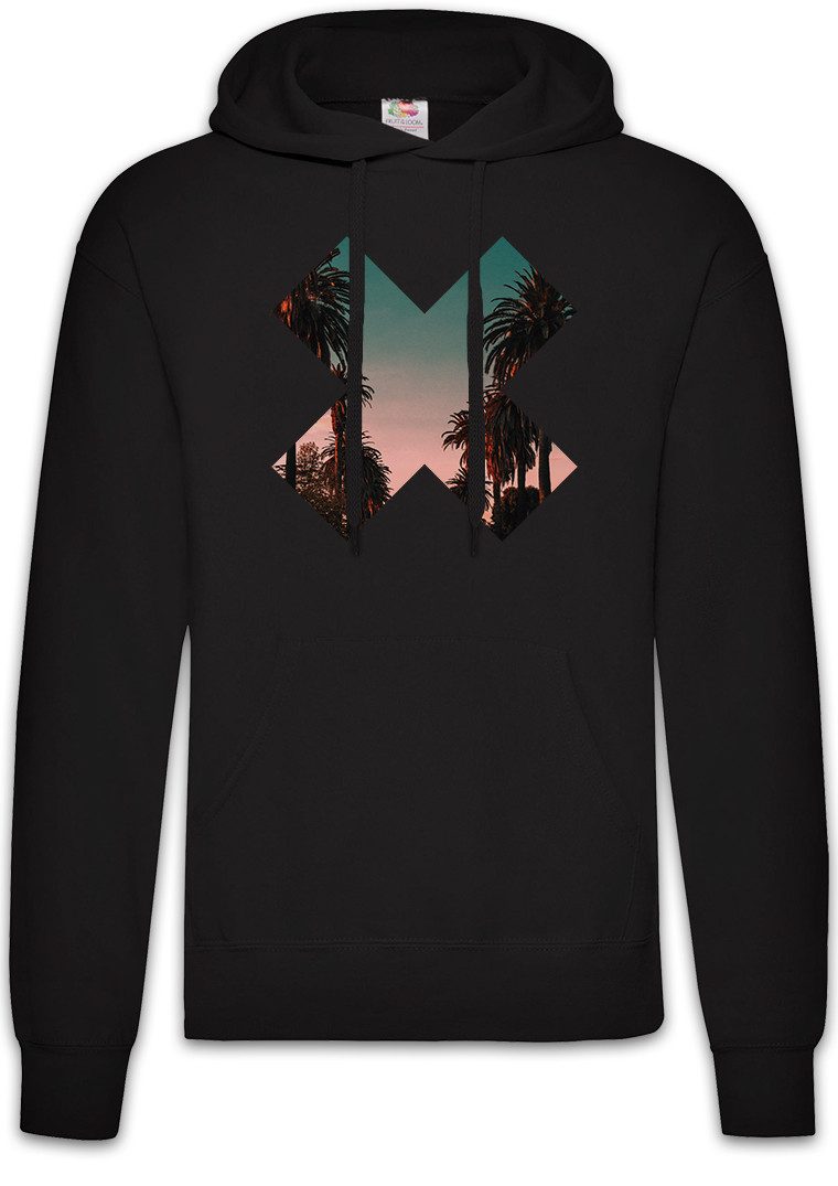Hoodie California Palm Cross Herren Hoodie LA Kalifornien Skyline Stadt City