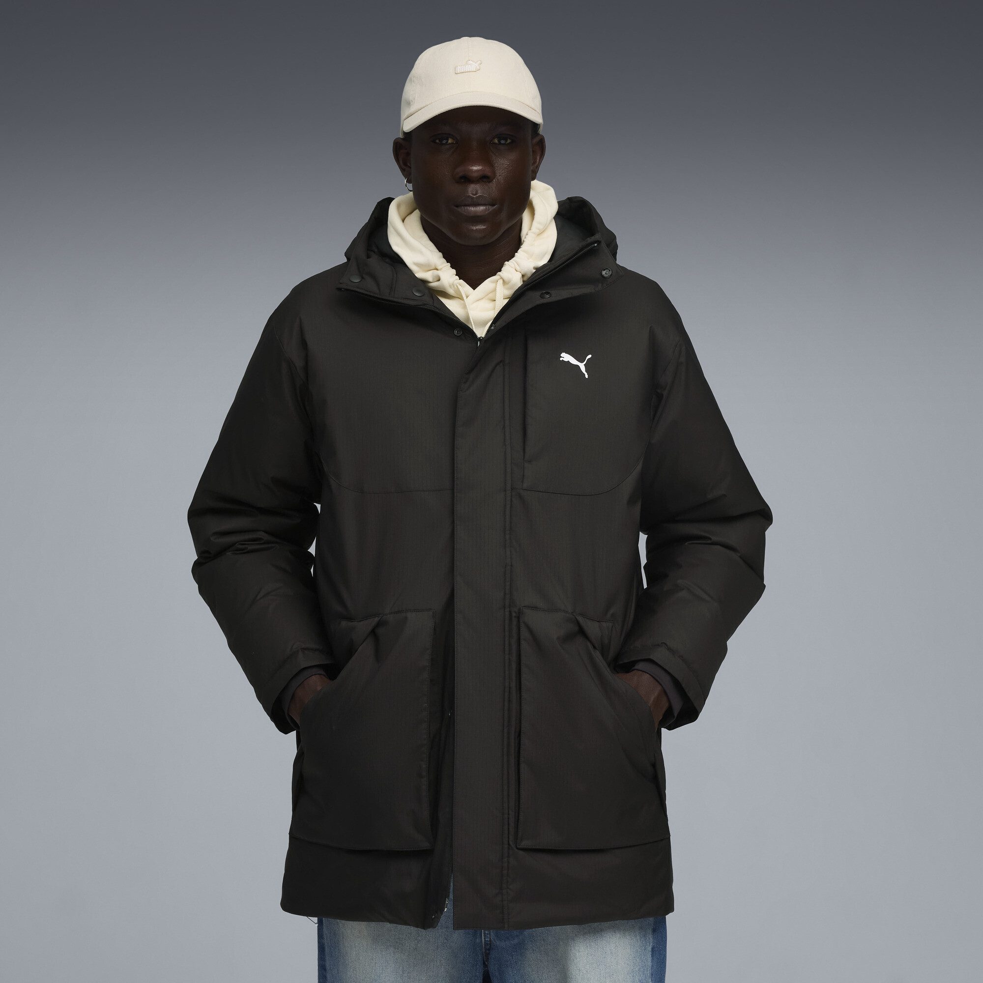 PUMA Daunenjacke Daunenparka mit Kapuze Herren günstig online kaufen