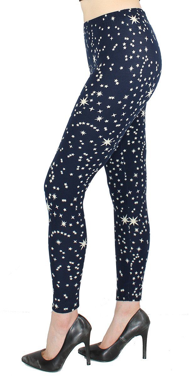 dy_mode Leggings Damen Leggings Sternen Muster günstig online kaufen
