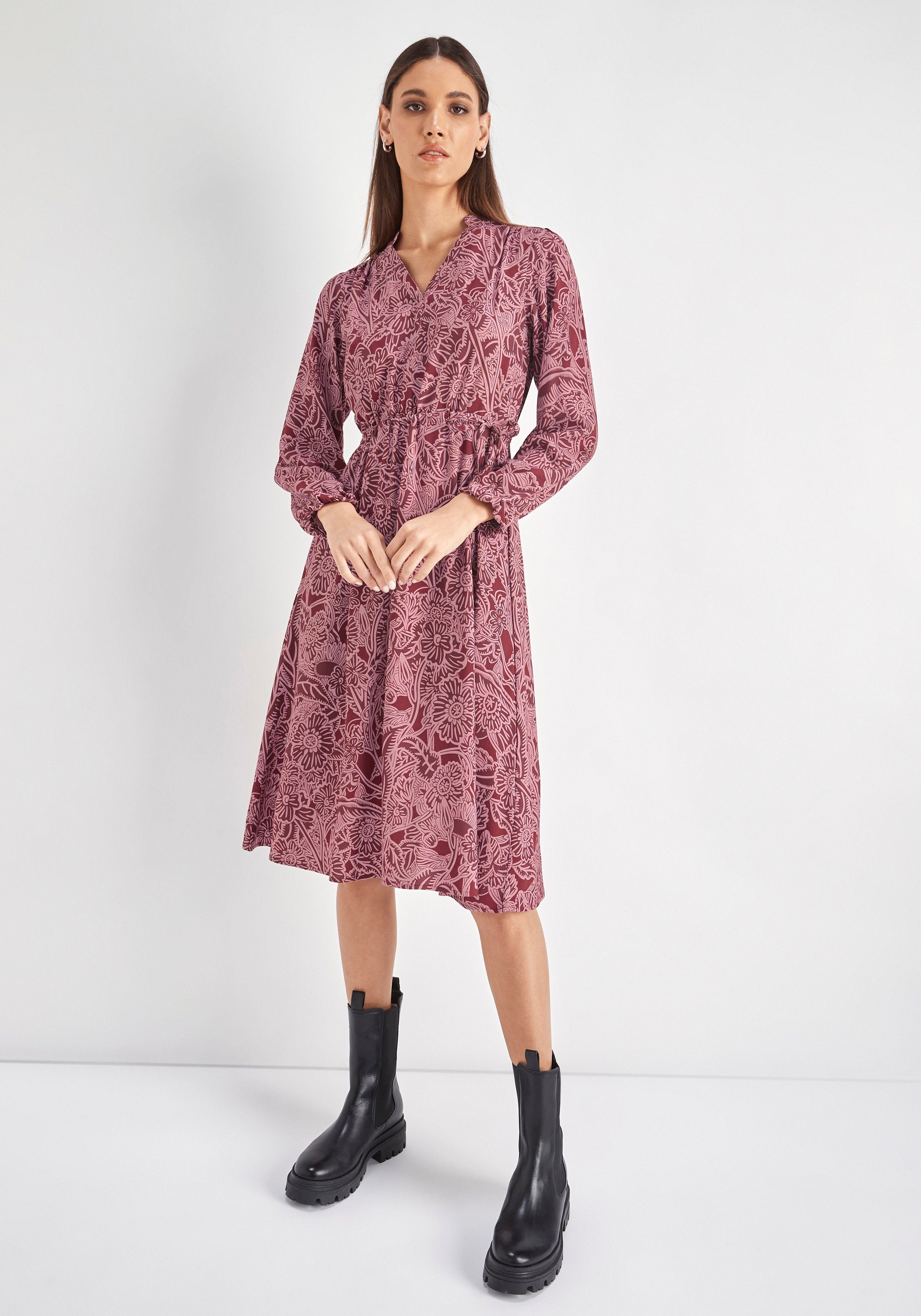 Druckkleid HECHTER PARIS All-Over mit Print floralem