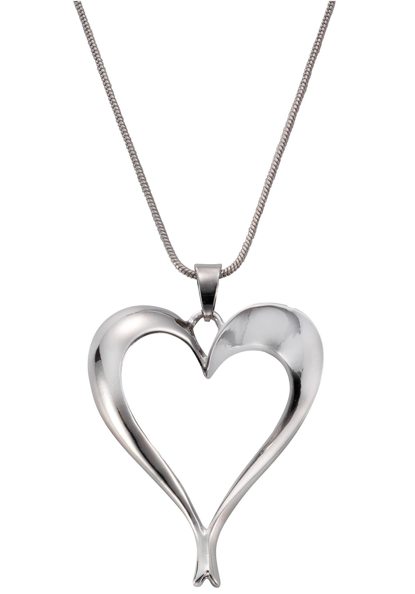 Firetti Lange Kette Herz