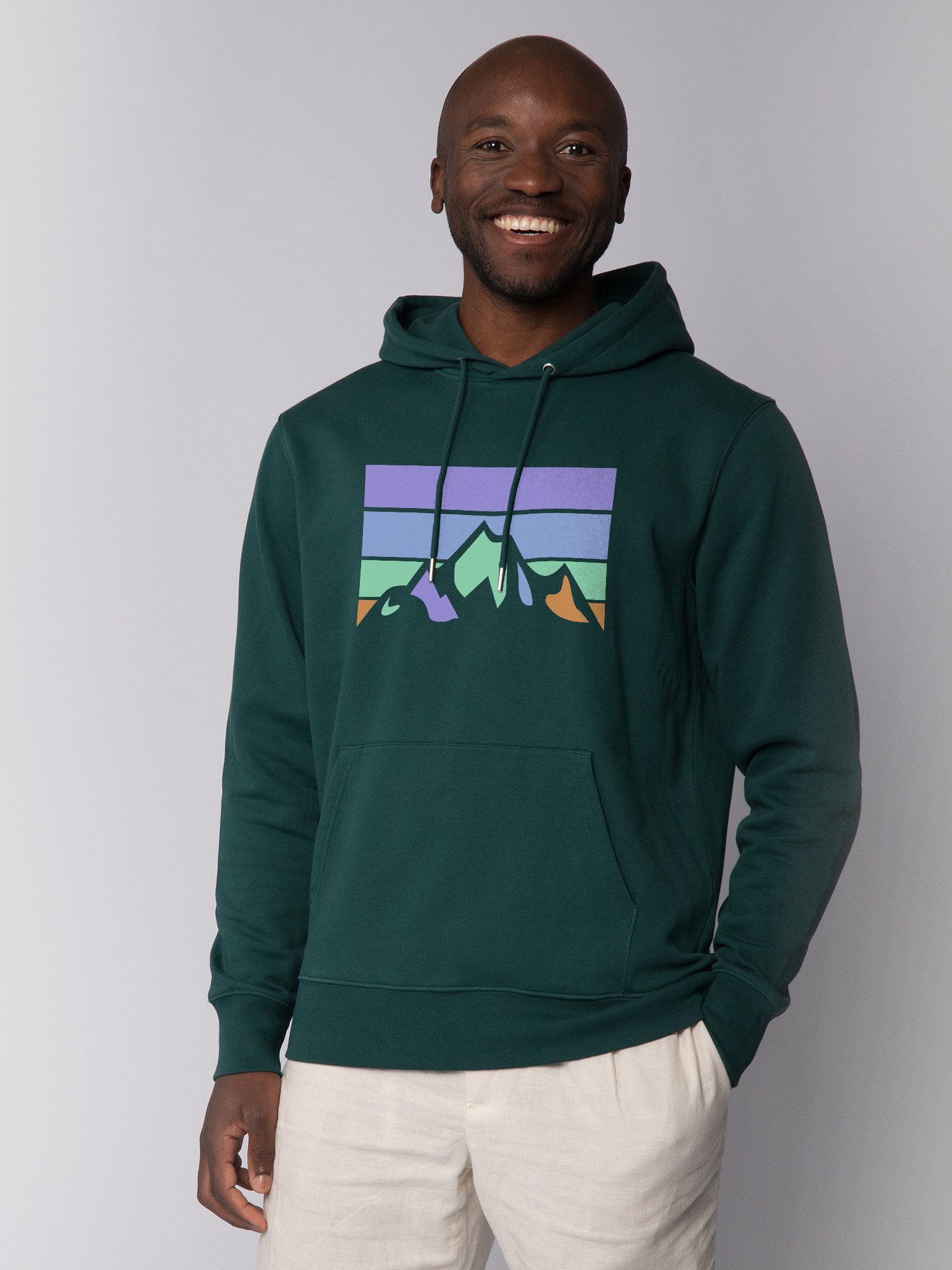 wat? Apparel Hoodie Retro Landscape