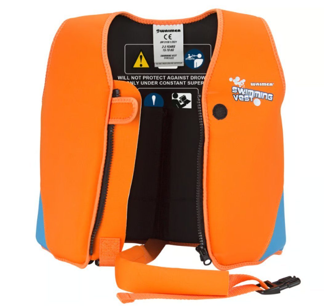 1-6 Waimea • • Neopren Schwimmhilfe Schwimmweste 11-30 Rettungsweste • KG Fluororange JAHRE, Kinder