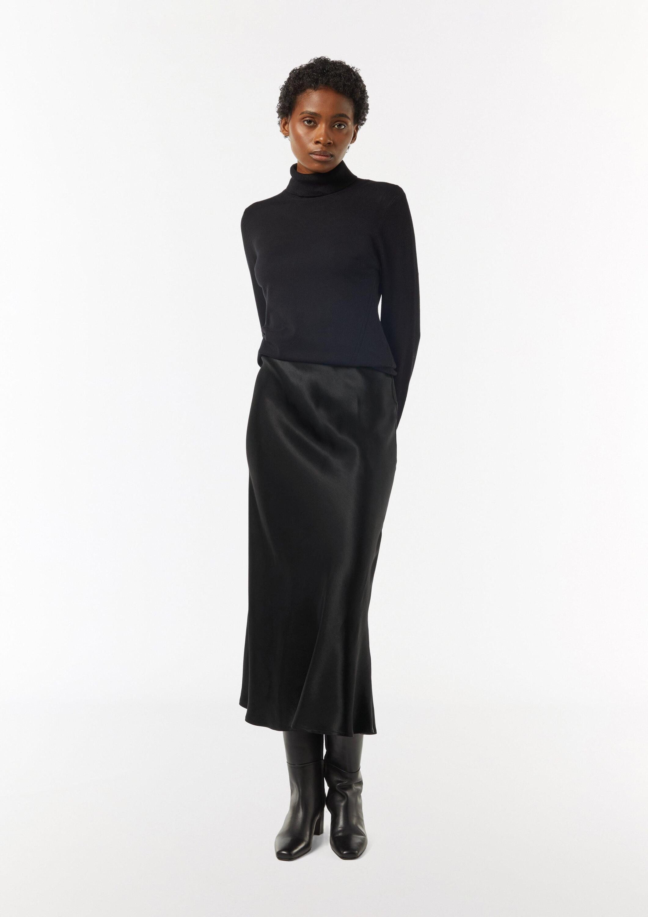 comma Midirock Rock Midirock aus Satin günstig online kaufen