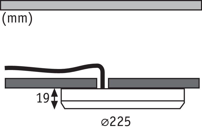 Paulmann Einbauleuchte integriert, Cover-it, fest Neutralweiß, LED LED-Modul LED