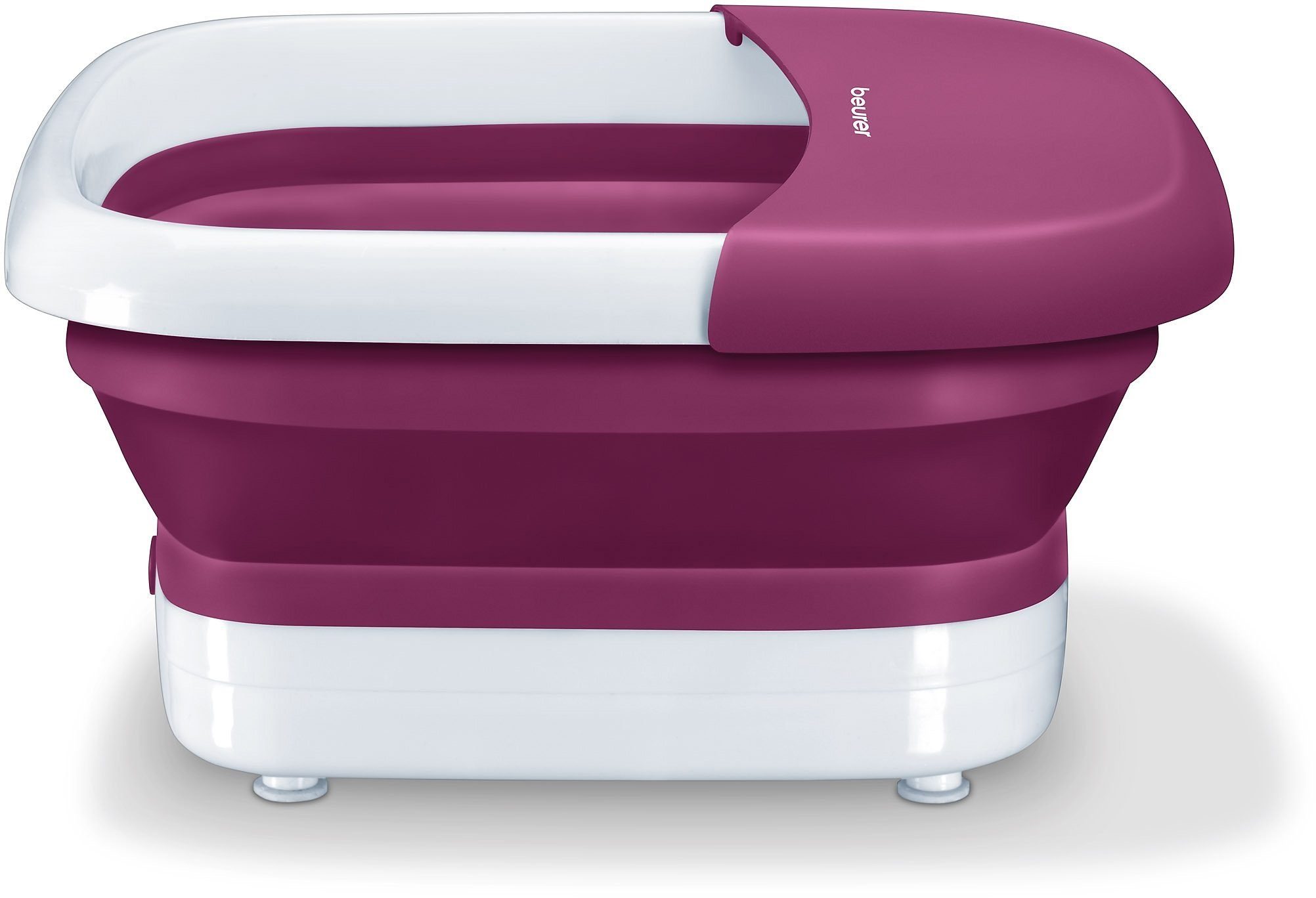 BEURER Fußbad FB 30 faltbares Fußsprudelbad inkl. Vibrations- und Sprudelmassage, Inkl. Pediküreaufsätze und Wassertemperierung