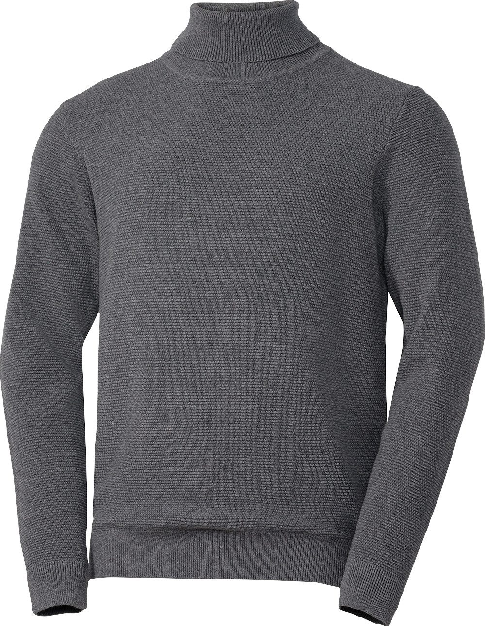 Otto Kern Rollkragenpullover Edle Reiskornstruktur