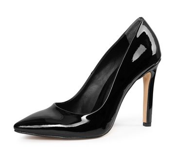 Michael Soul Lucia Schwarz Lack High-Heel-Pumps Hochwertige High-Heel Pumps mit einem stabilen 10cm Absatz