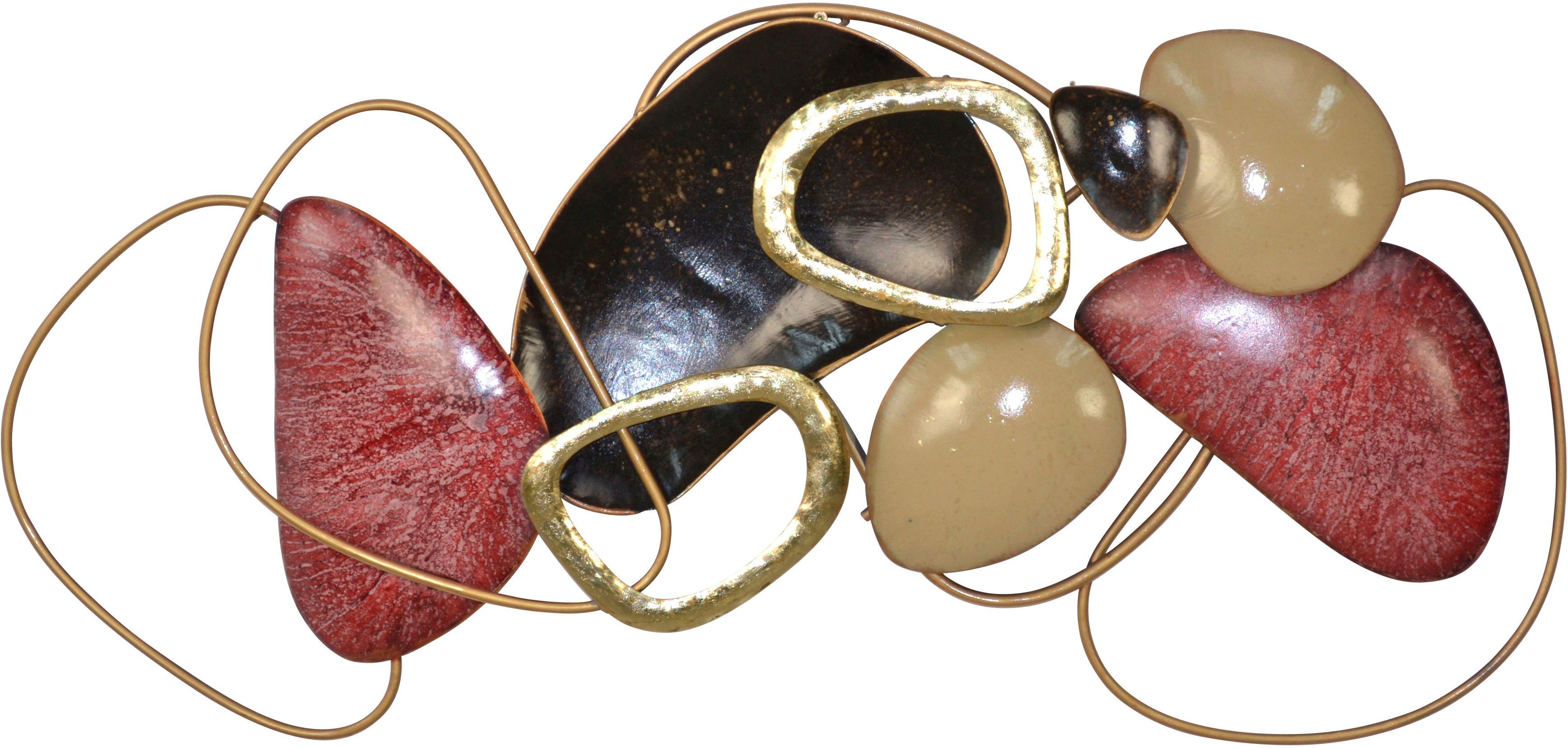 pajoma® Wanddekoobjekt Wanddekoration (1 St), Wandobjekt aus Metall, organi günstig online kaufen