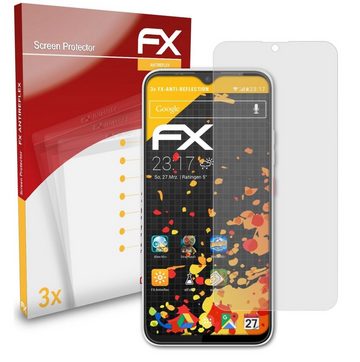 atFoliX Schutzfolie für Volla Phone 22, (3 Folien), Entspiegelnd und stoßdämpfend