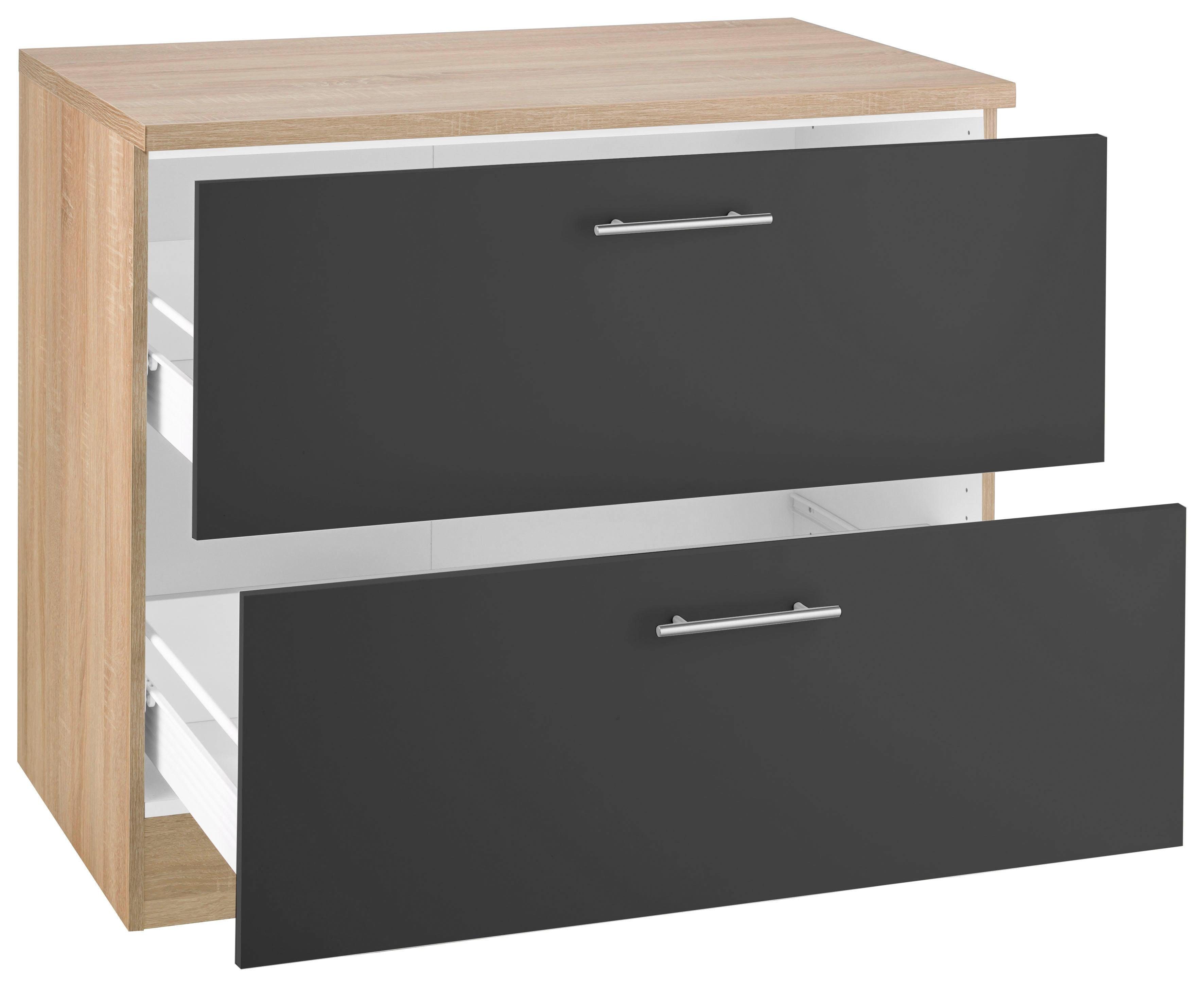 anthrazit Breite Kalmar, 100 cm Unterschrank OPTIFIT