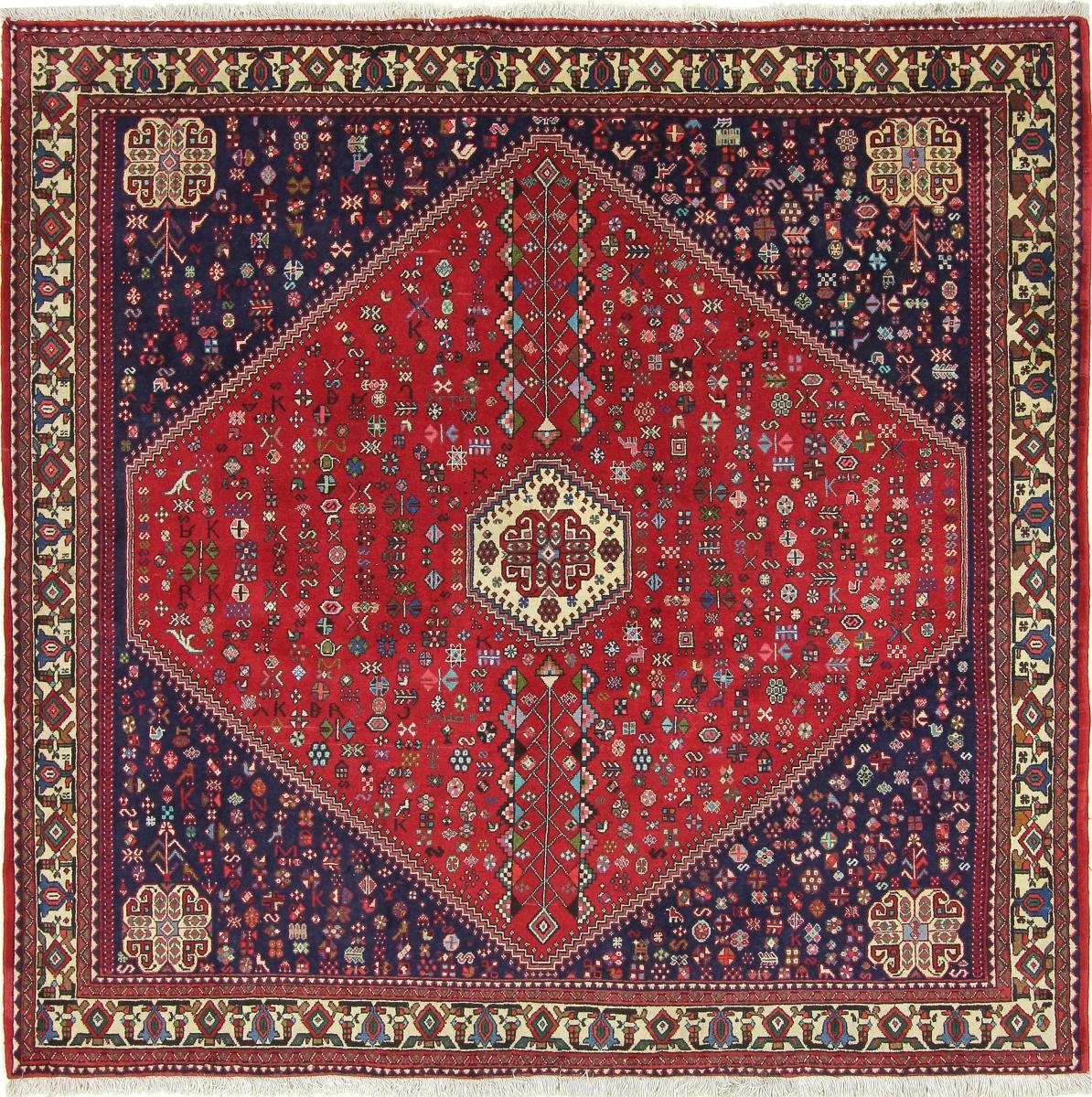 Orientteppich Abadeh Sherkat 196x204 Handgeknüpfter Orientteppich / Perserteppich, Nain Trading, rechteckig, Höhe: 8 mm
