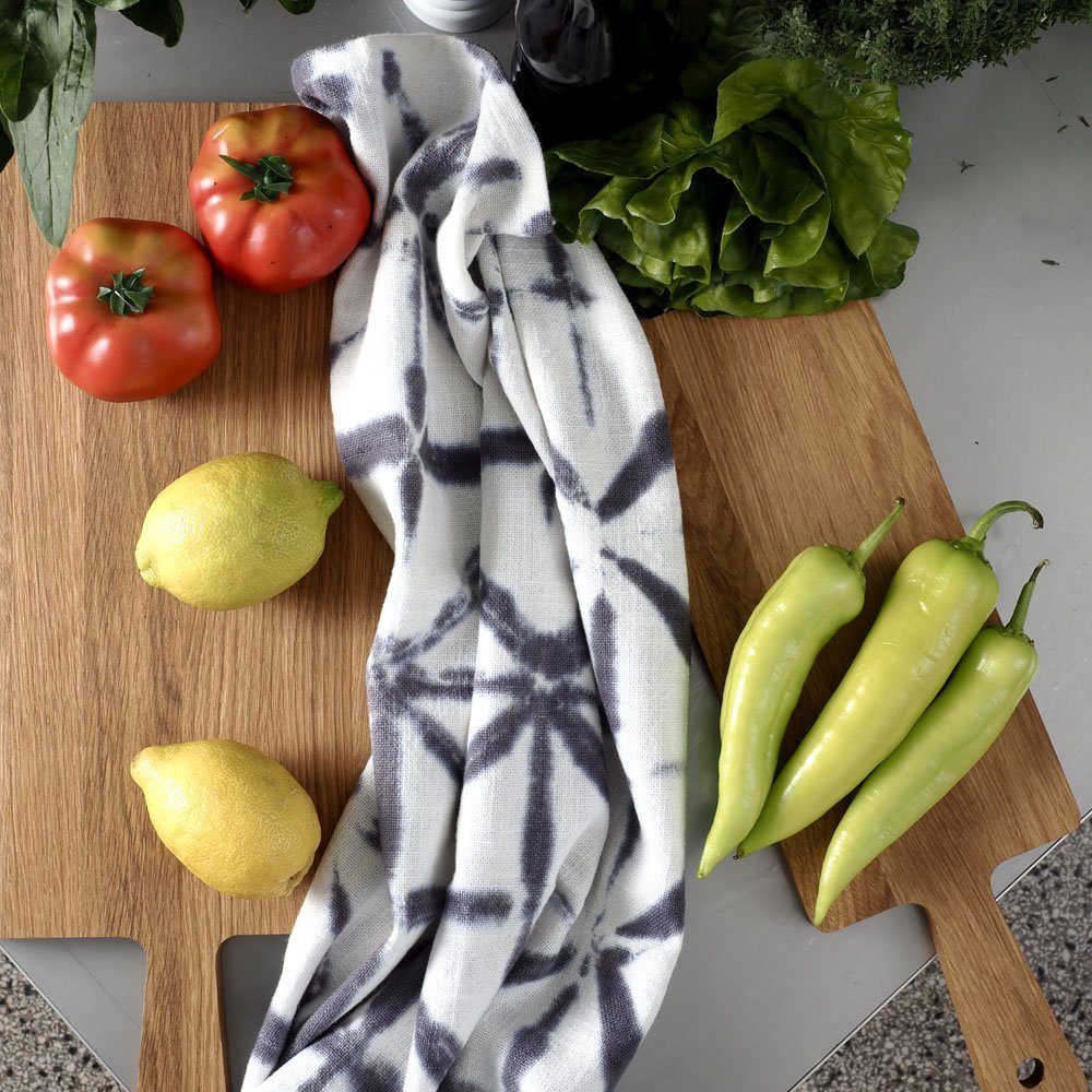 cm Towel 80 x CO.® 60 & Tile, Kitchen Geschirrtuch CHALKY