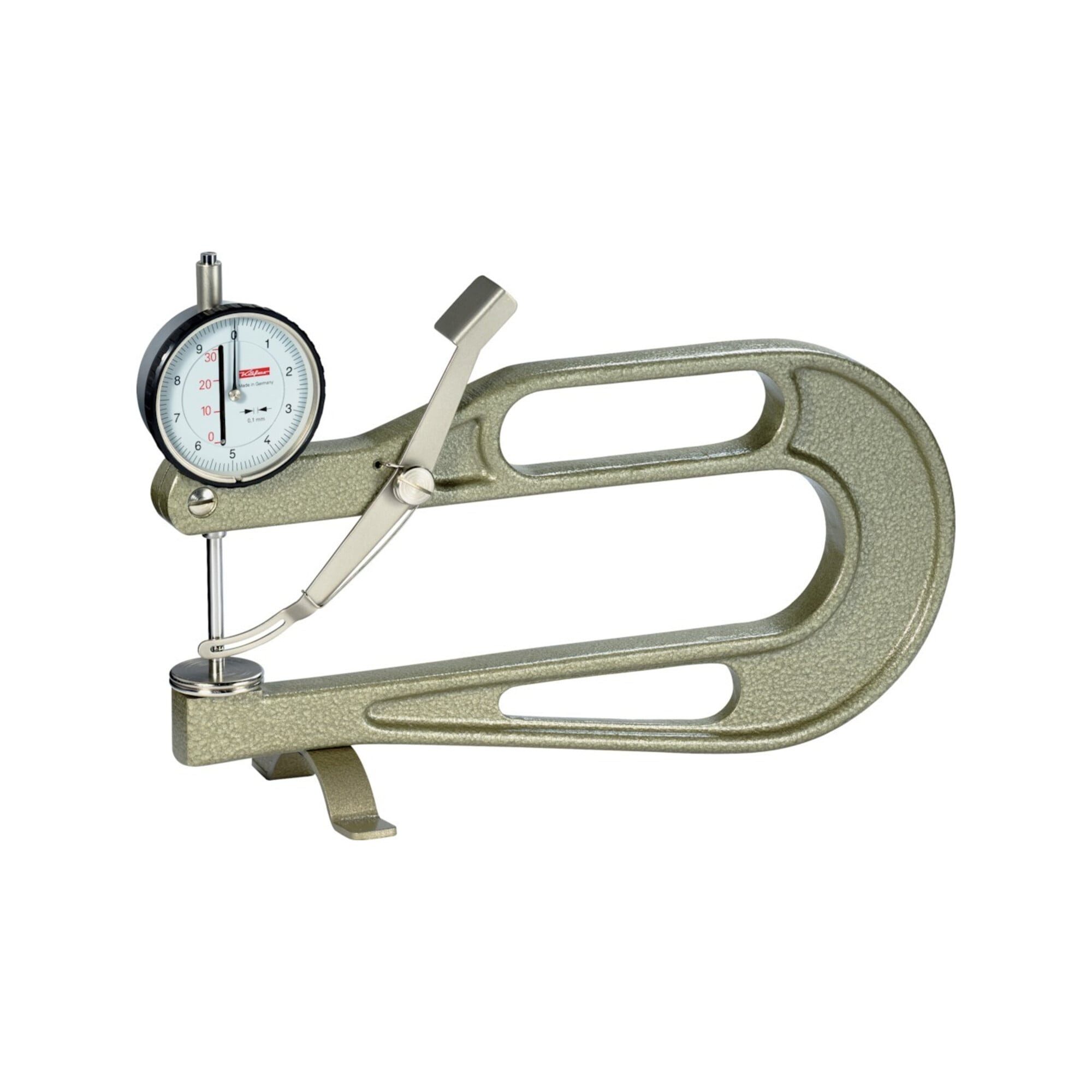 Käfer Schichtdickenmessgerät Käfer Dickenmessgerät K 200 A, Messbereich 0–30 mm, Ablesung 0,1 mm, f