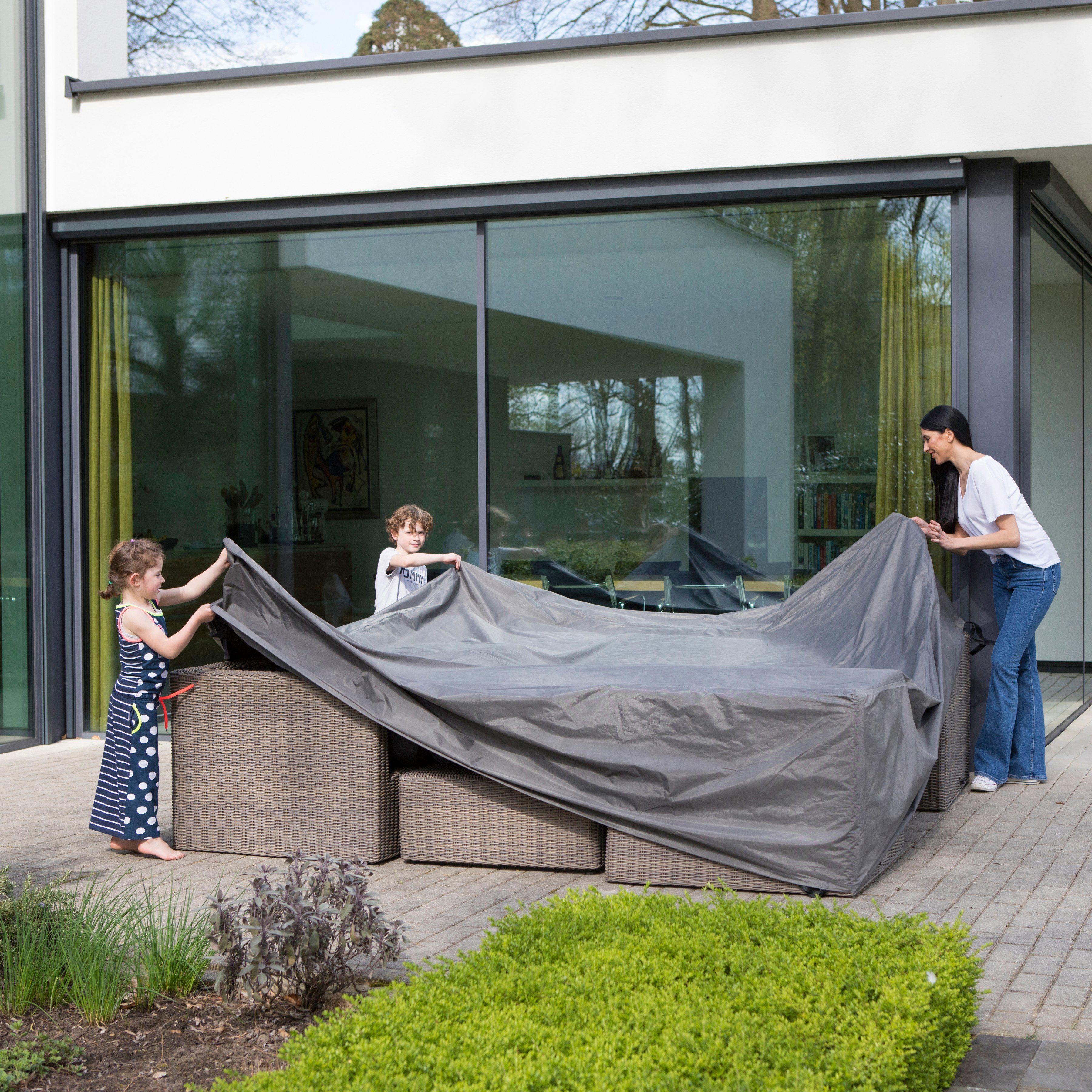winza outdoor covers Gartenmöbel-Schutzhülle, geeignet für Loungeset bis 250 cm-HomeTrends