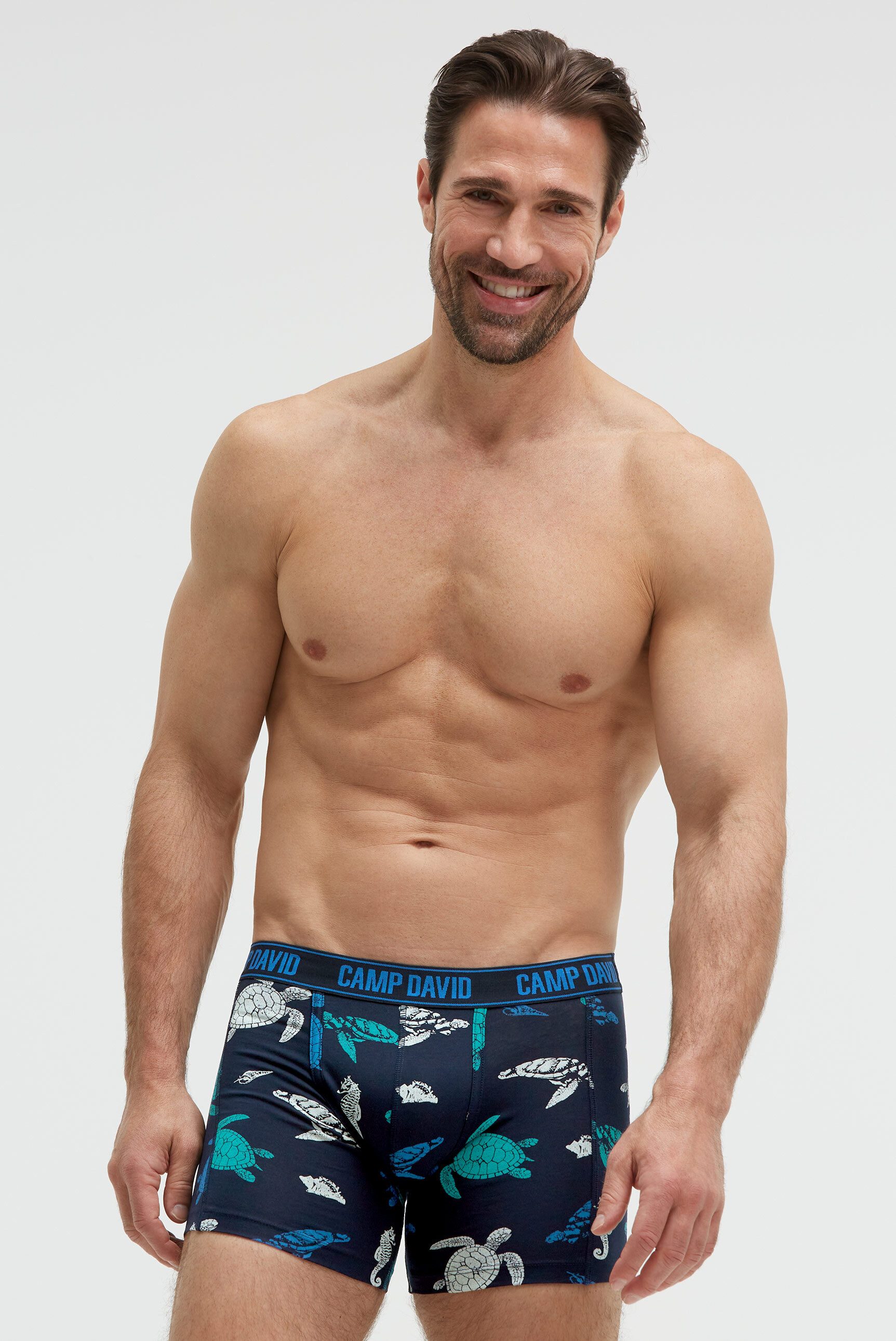 camp david Boxershorts Set: (2-St) mit All Over Print