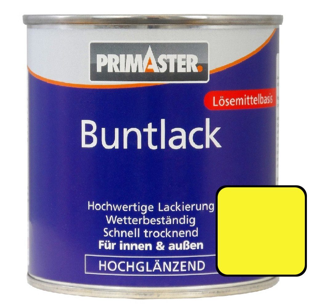 Primaster Acryl-Buntlack Primaster Buntlack RAL 1018 750 ml zinkgelb