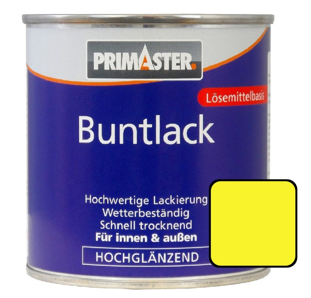 375 Buntlack 1018 RAL ml Acryl-Buntlack Primaster zinkgelb Primaster