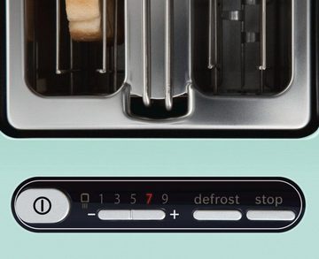 BOSCH Toaster Styline TAT8612, 2 kurze Schlitze, für 2 Scheiben, 860 W, mint turquoise-black grey