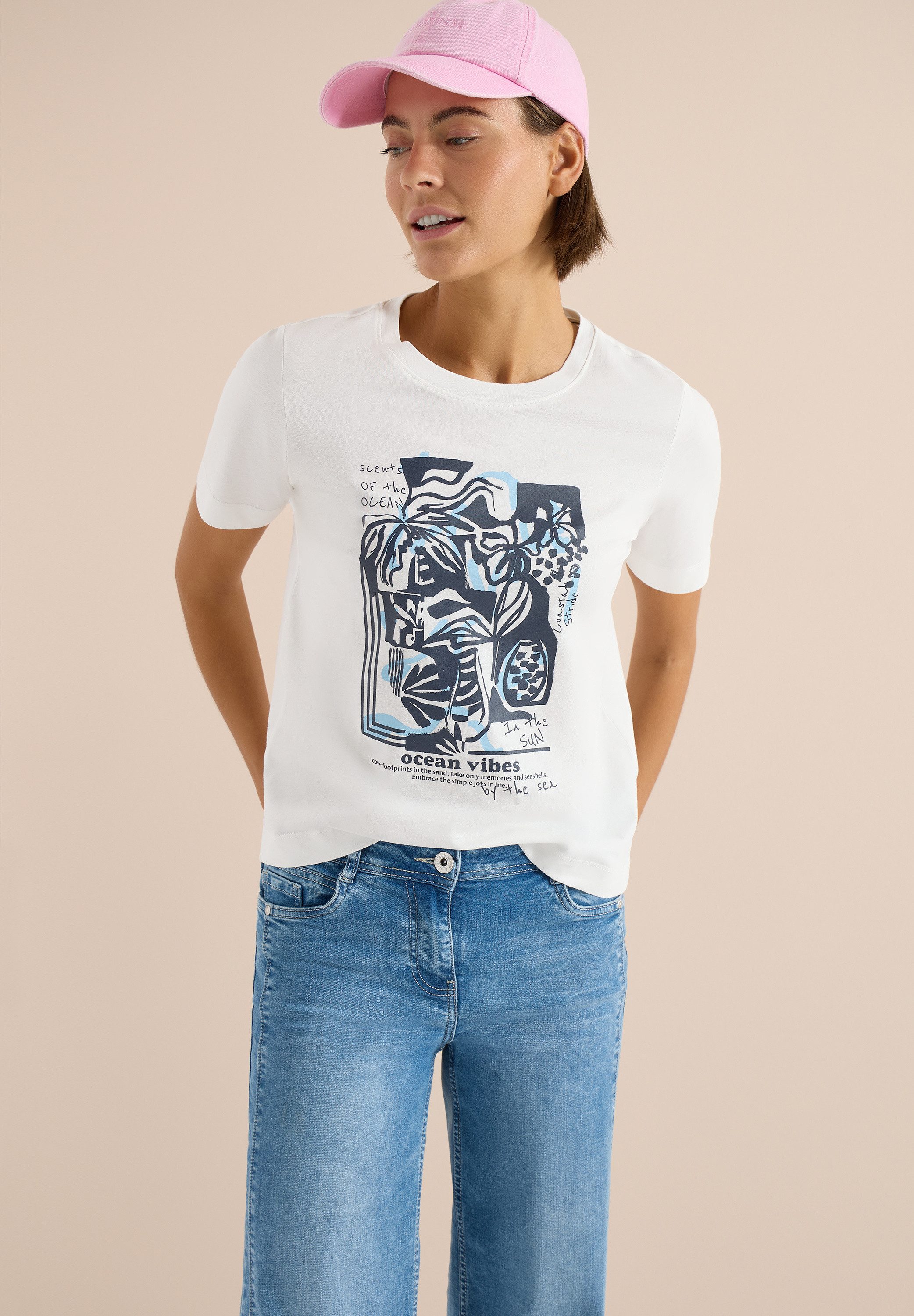 CECIL T-Shirt Style Lea mit Print
