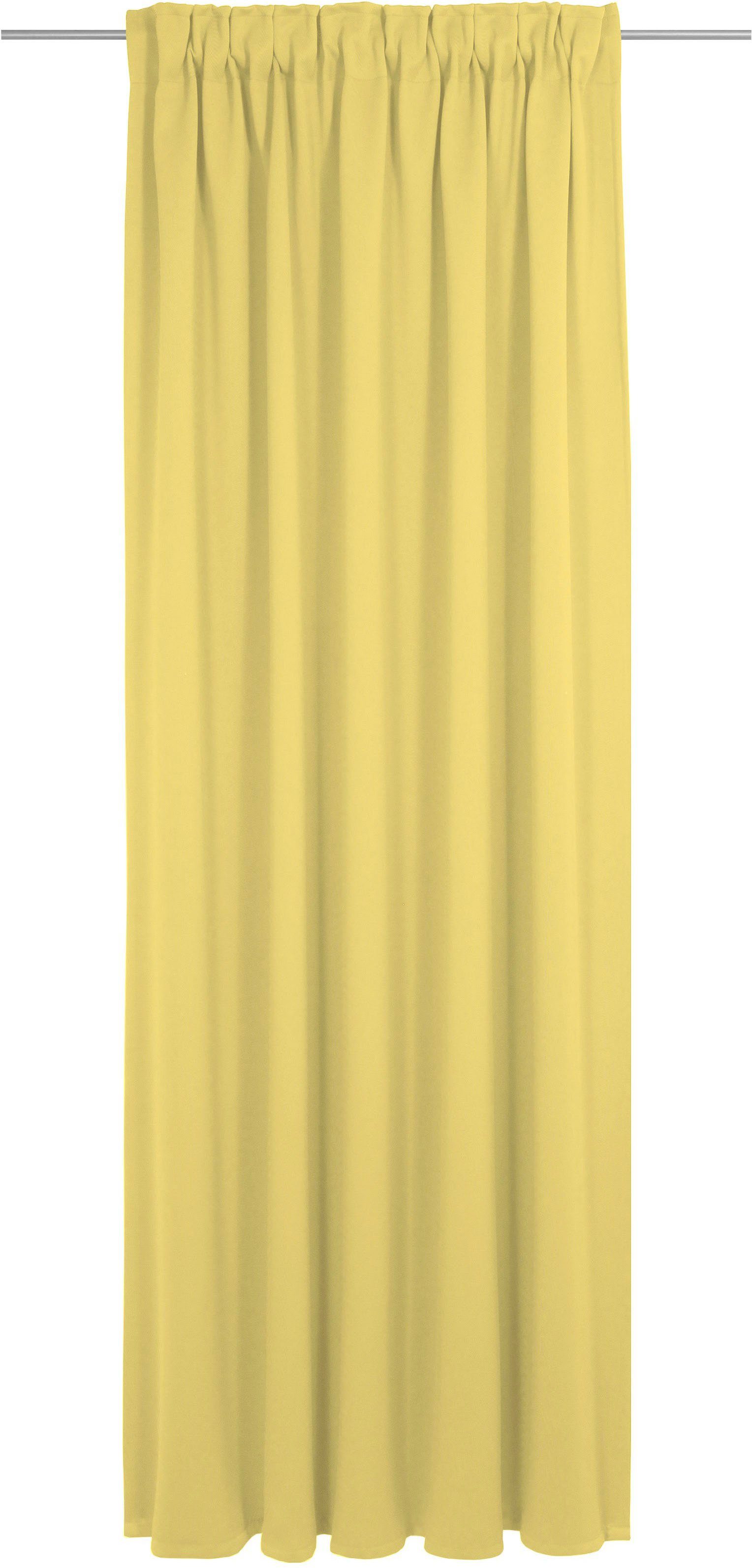 Vorhang Uni Collection light, Multifunktionsband Jacquard, (1 nachhaltig Bio-Baumwolle blickdicht, aus St), Adam