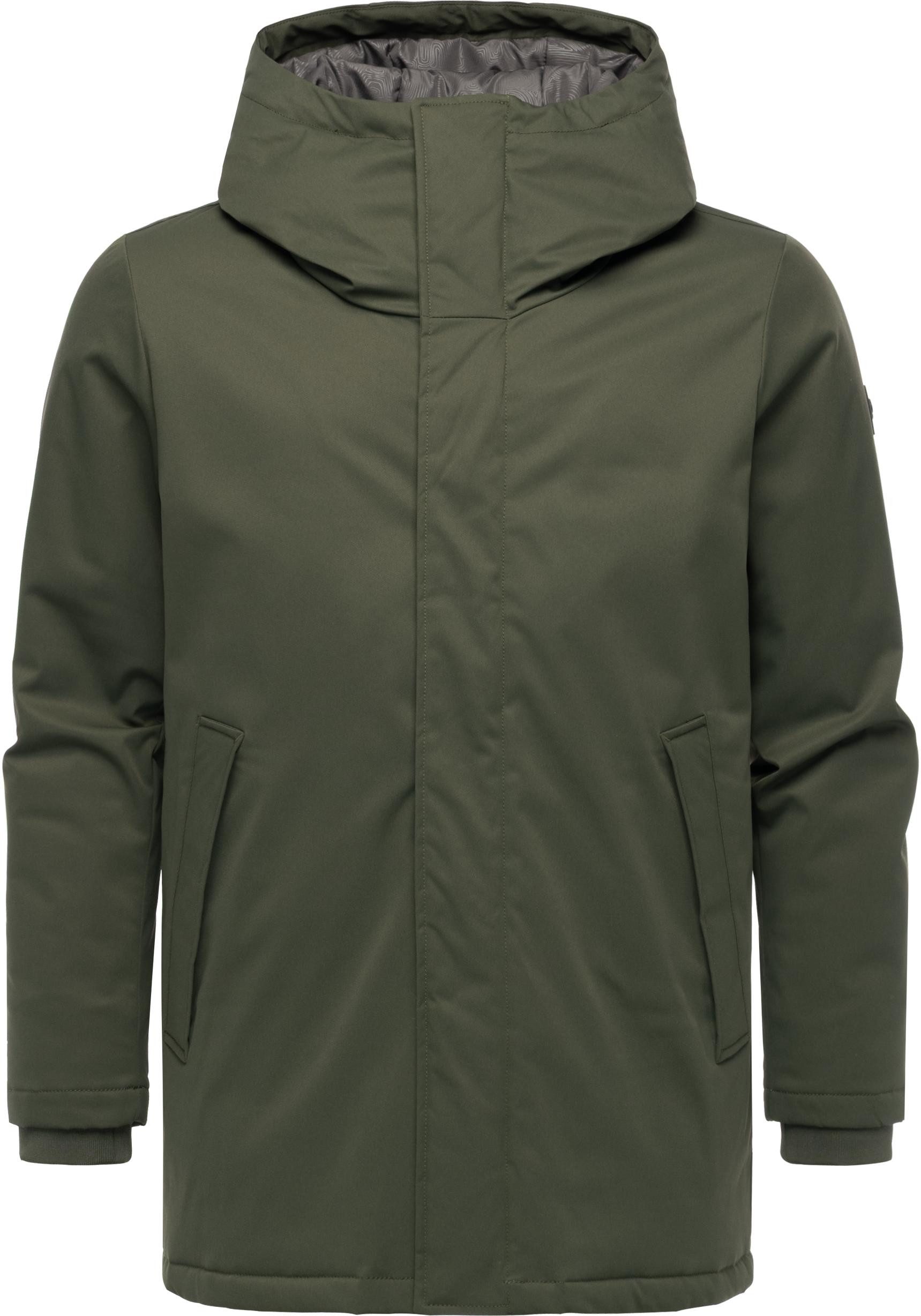 Ragwear Kurzmantel Parcan Twill YOUMODO wasserdichter Herren Winterparka