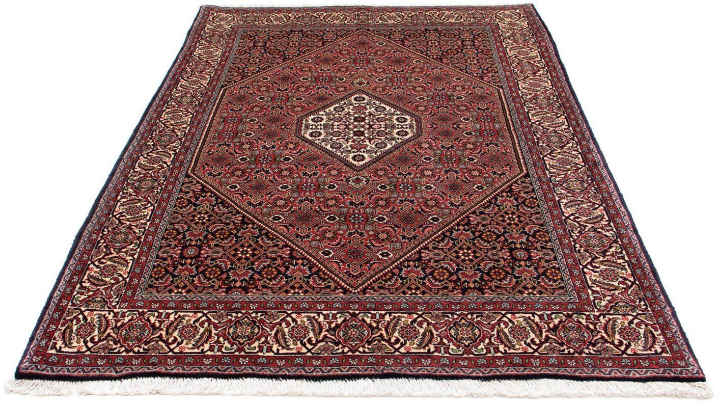 Wollteppich Bidjar - Zanjan Medaillon Rosso 215 x 140 cm, morgenland, rechteckig, Höhe: 15 mm, Unikat mit Zertifikat | Kurzflor-Teppiche