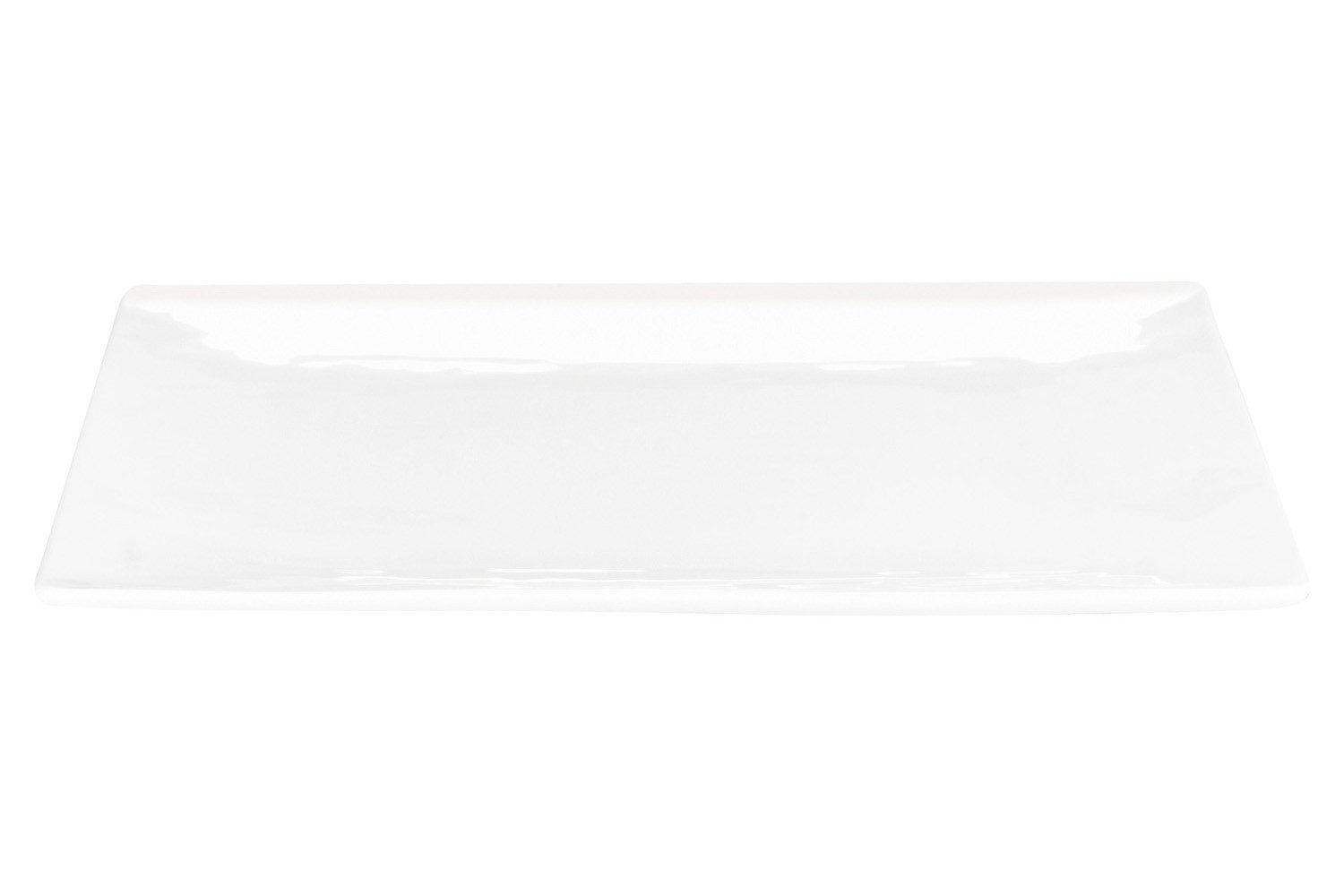 ASA SELECTION Тарелка обеденная A TABLE, 29 x 29 cm, Weiß, Fine Bone China, (1 St), Spülmaschinengeeignet, Mikrowellengeeignet