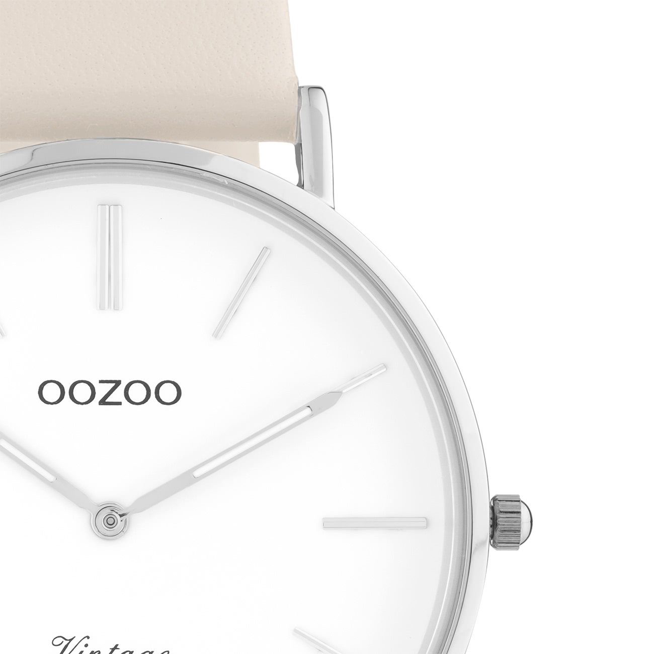 Armbanduhr Vintage rund, Damenuhr Quarzuhr Damen Oozoo groß Lederarmband, (ca. Fashion-Style 40mm) Series, OOZOO