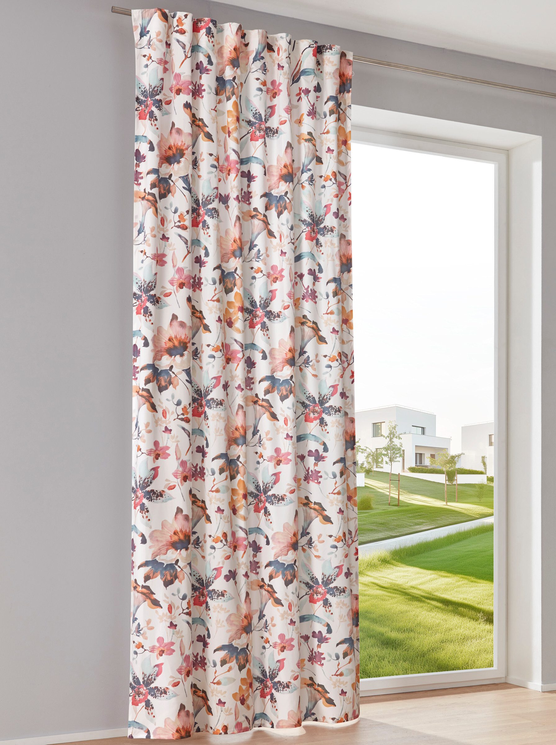 heine Gardine Dekoschal (1 St), Multifunktionsband, blickdicht, Fertigstore gerade Form